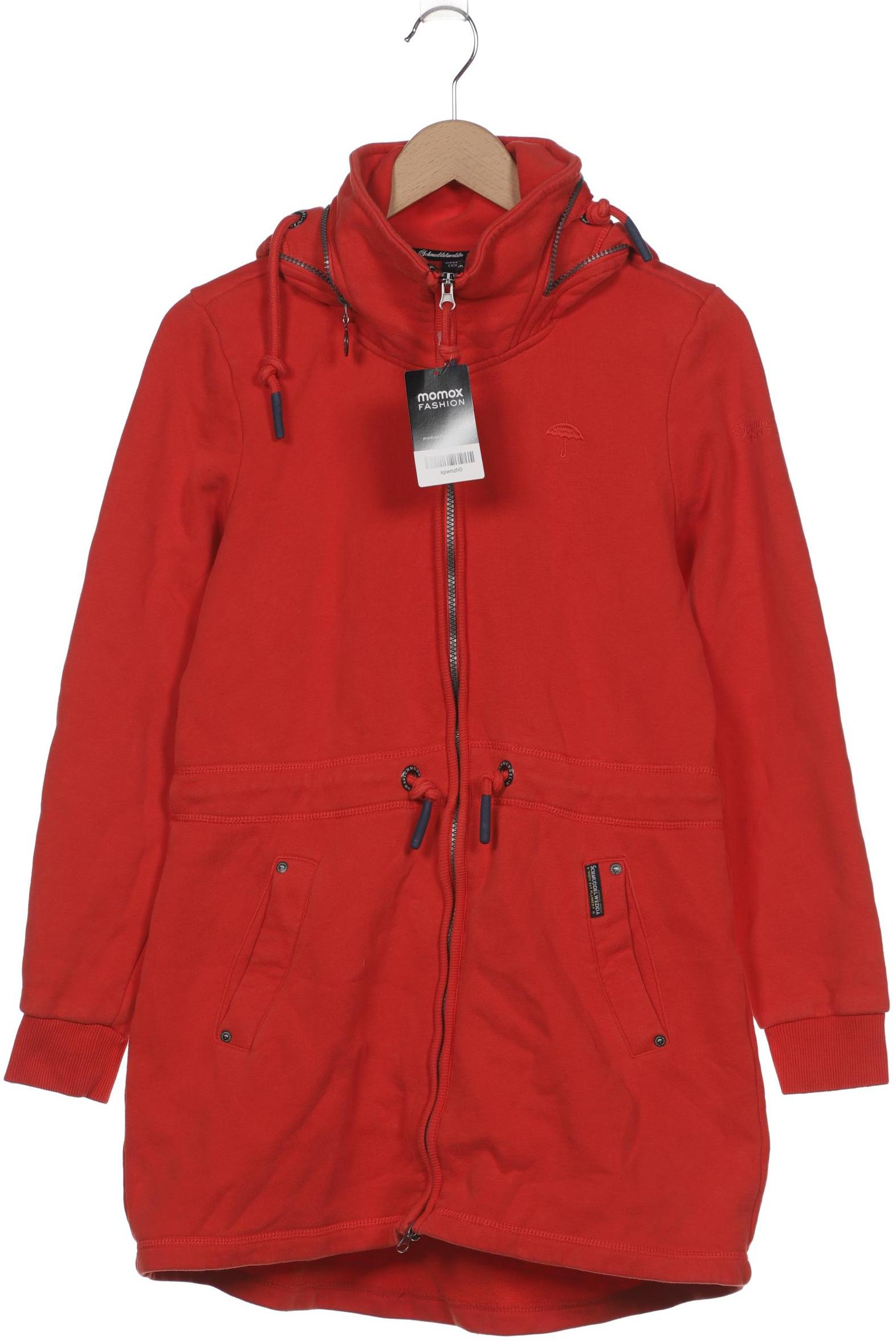 

Schmuddelwedda Damen Kapuzenpullover, rot, Gr. 36