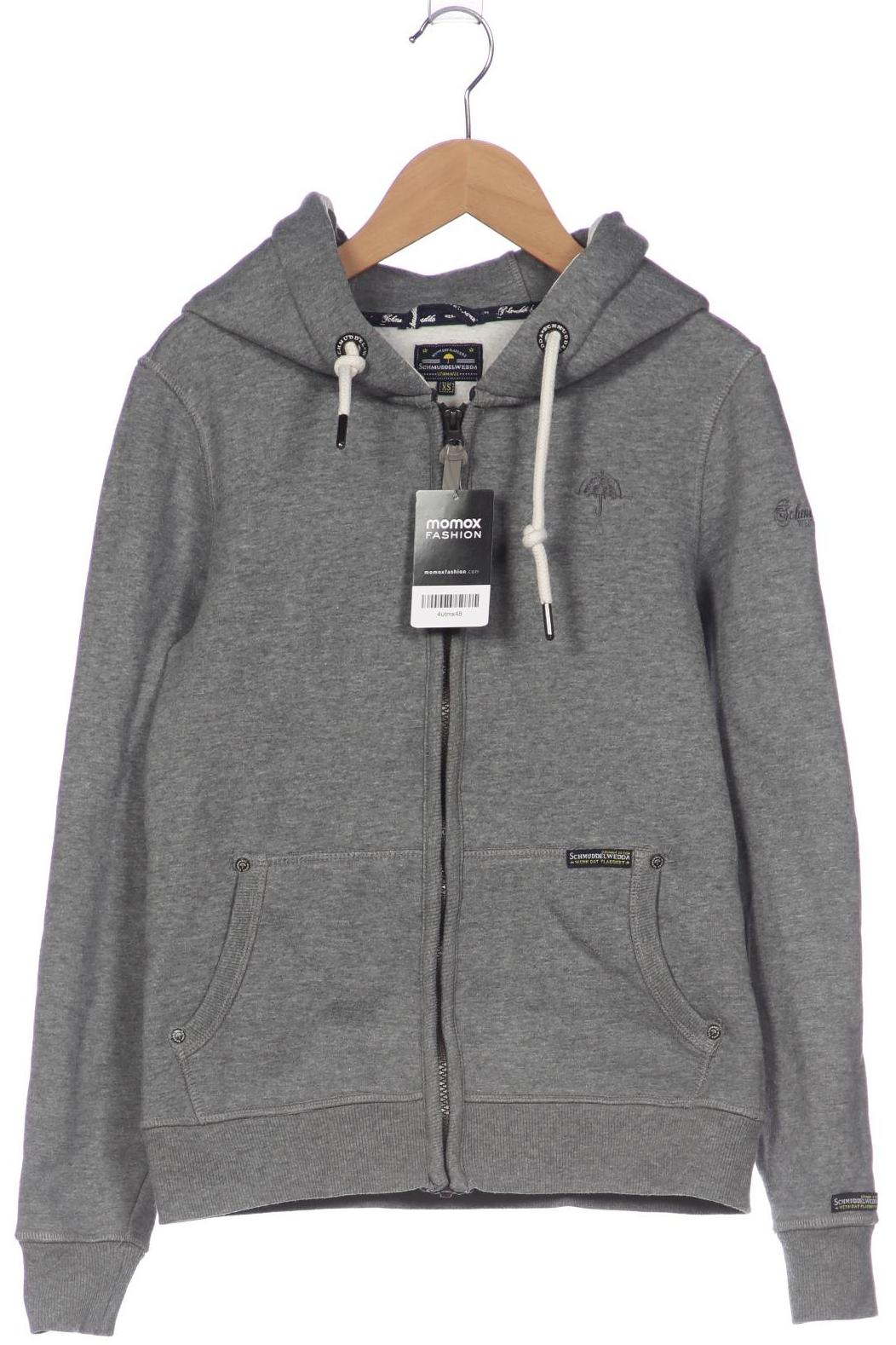 

Schmuddelwedda Damen Kapuzenpullover, grau, Gr. 34