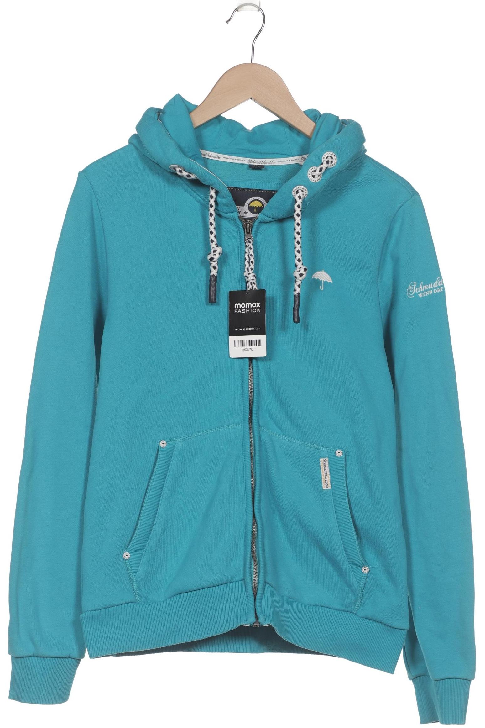 

Schmuddelwedda Damen Kapuzenpullover, blau, Gr. 42