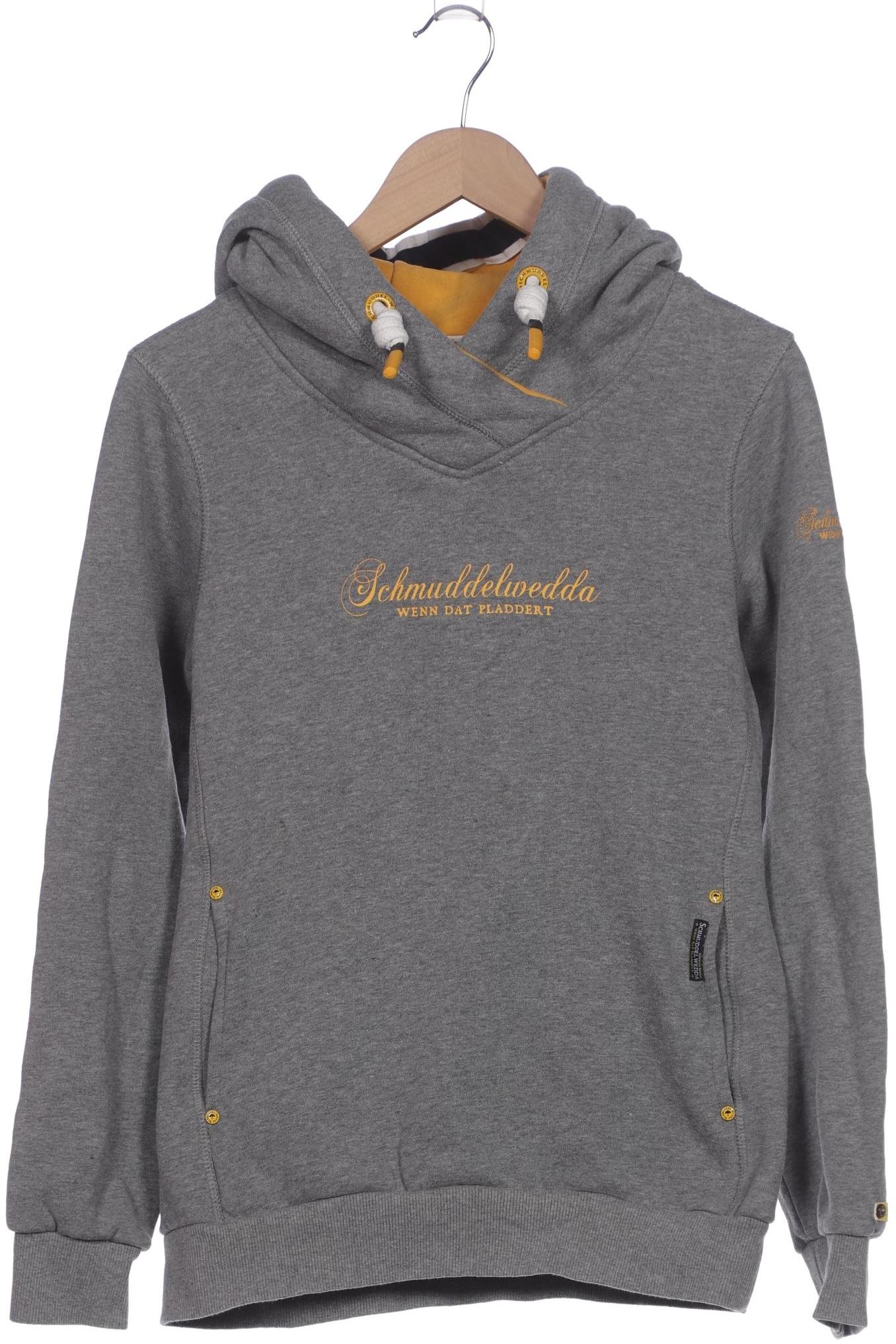 

Schmuddelwedda Damen Kapuzenpullover, grau, Gr. 38