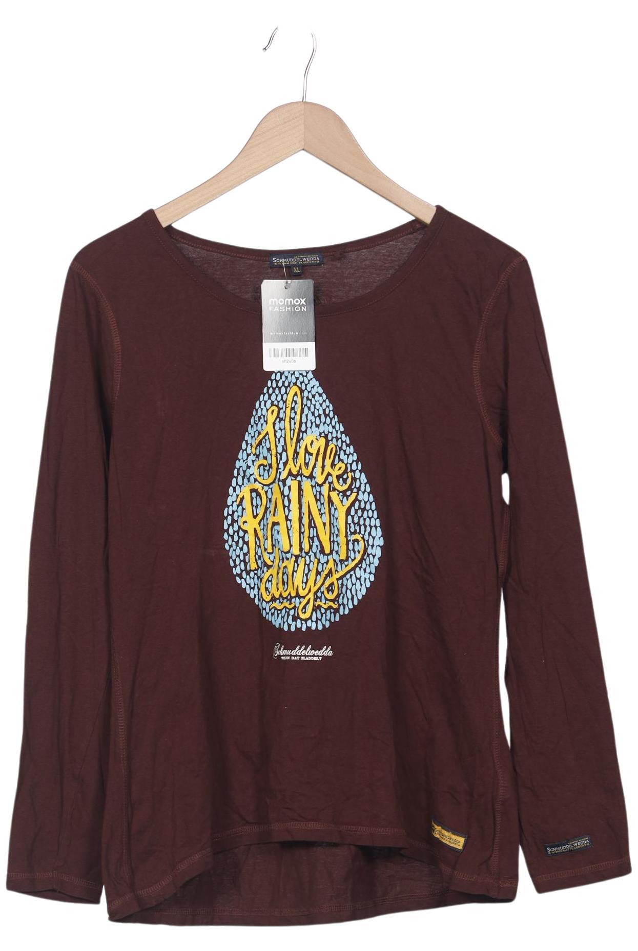 

Schmuddelwedda Damen Langarmshirt, braun, Gr. 44