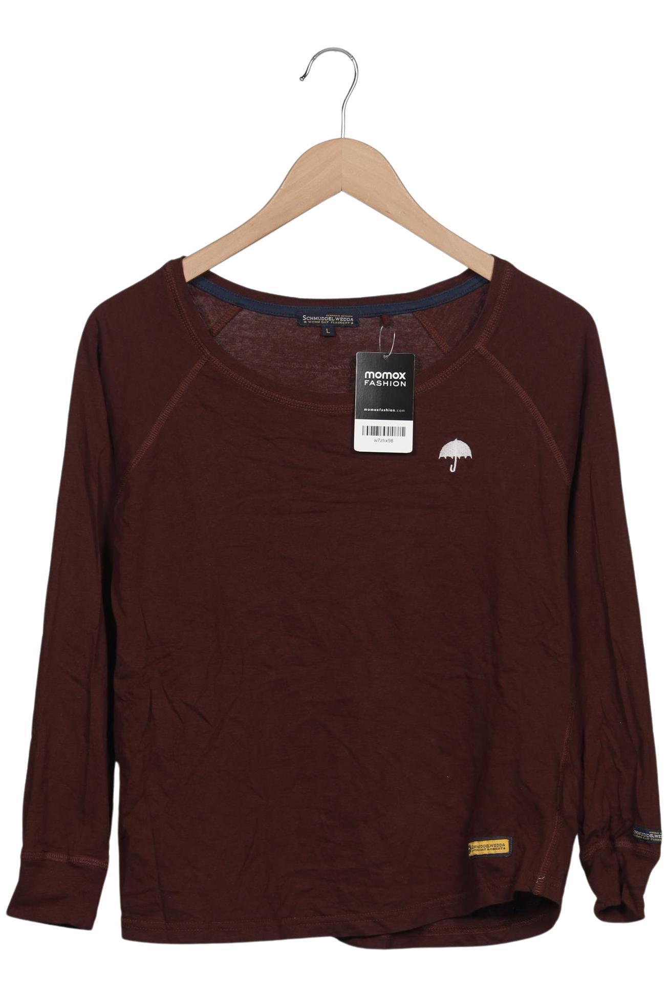 

Schmuddelwedda Damen Langarmshirt, braun, Gr. 42