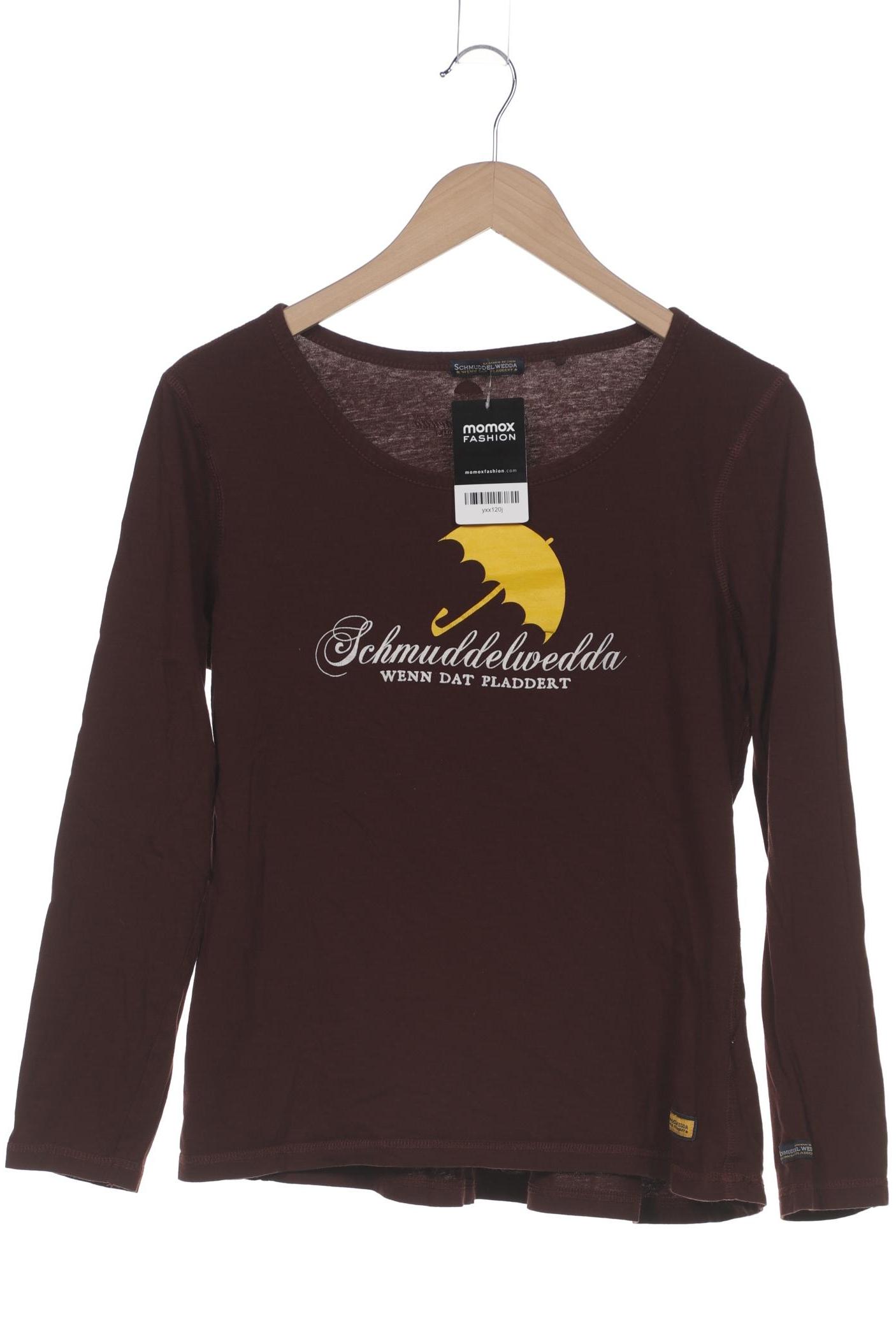

Schmuddelwedda Damen Langarmshirt, braun, Gr. 44