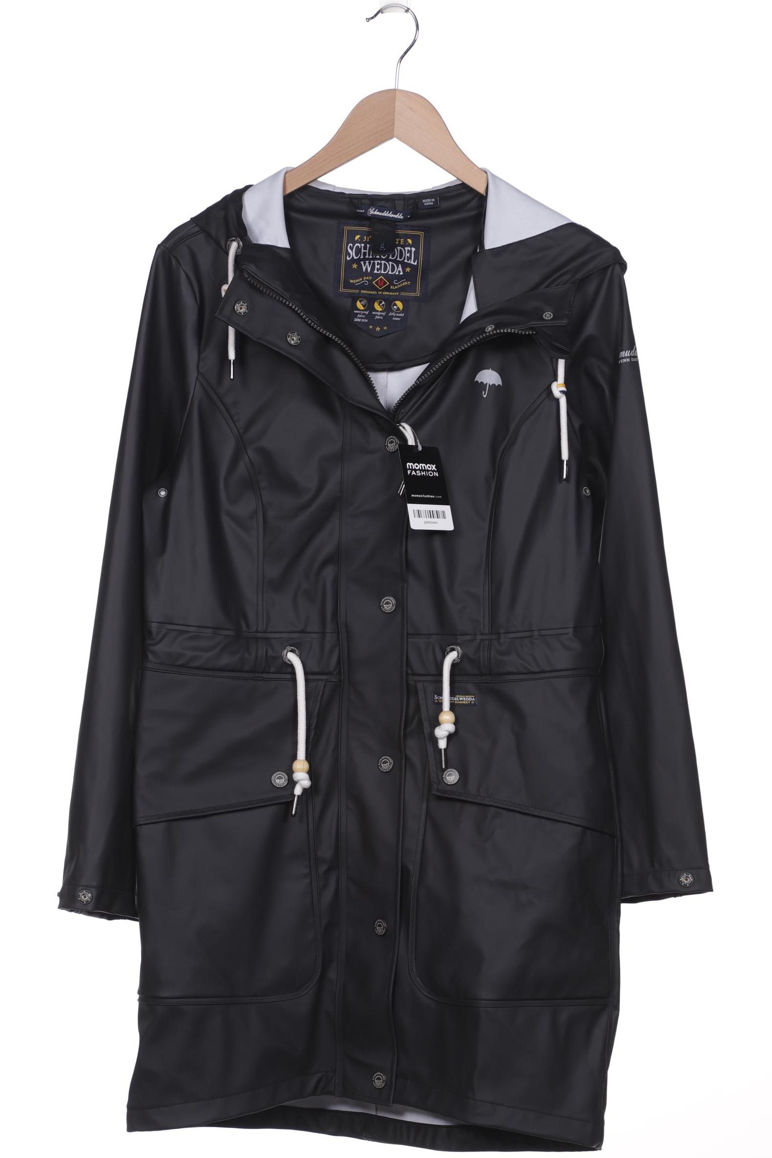 

schmuddelwedda Damen Mantel, schwarz