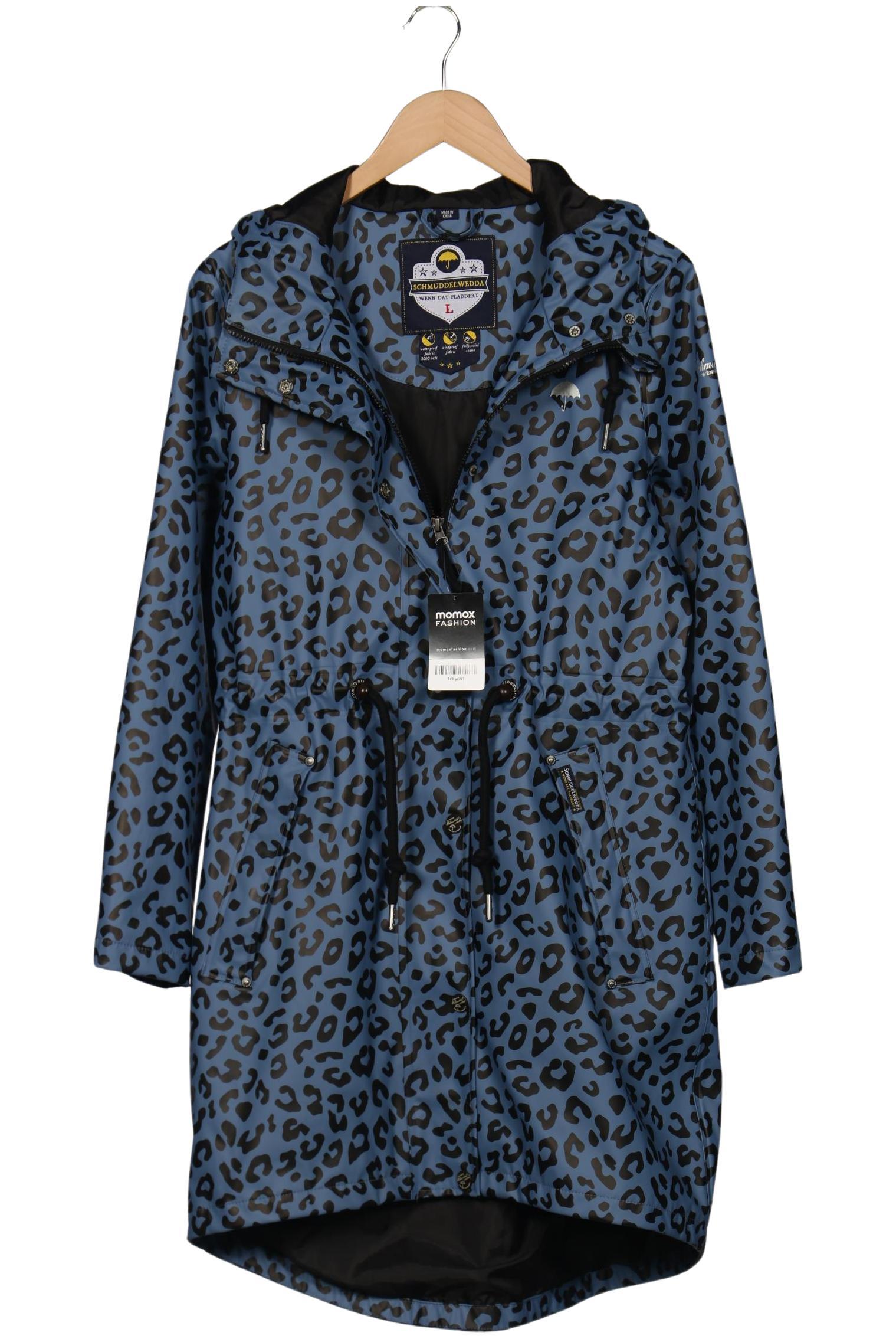 

Schmuddelwedda Damen Mantel, blau, Gr. 42