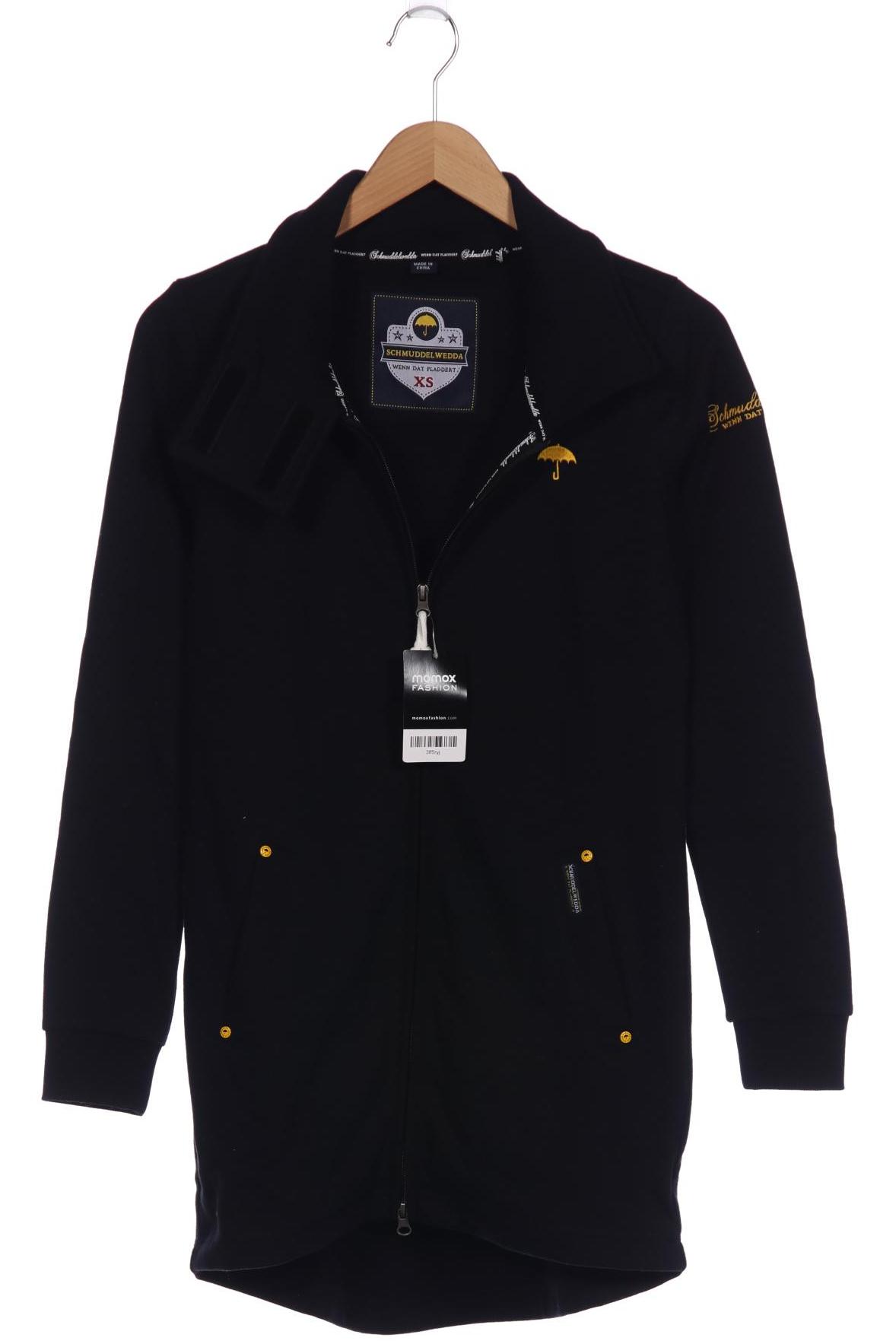 

schmuddelwedda Damen Mantel, schwarz