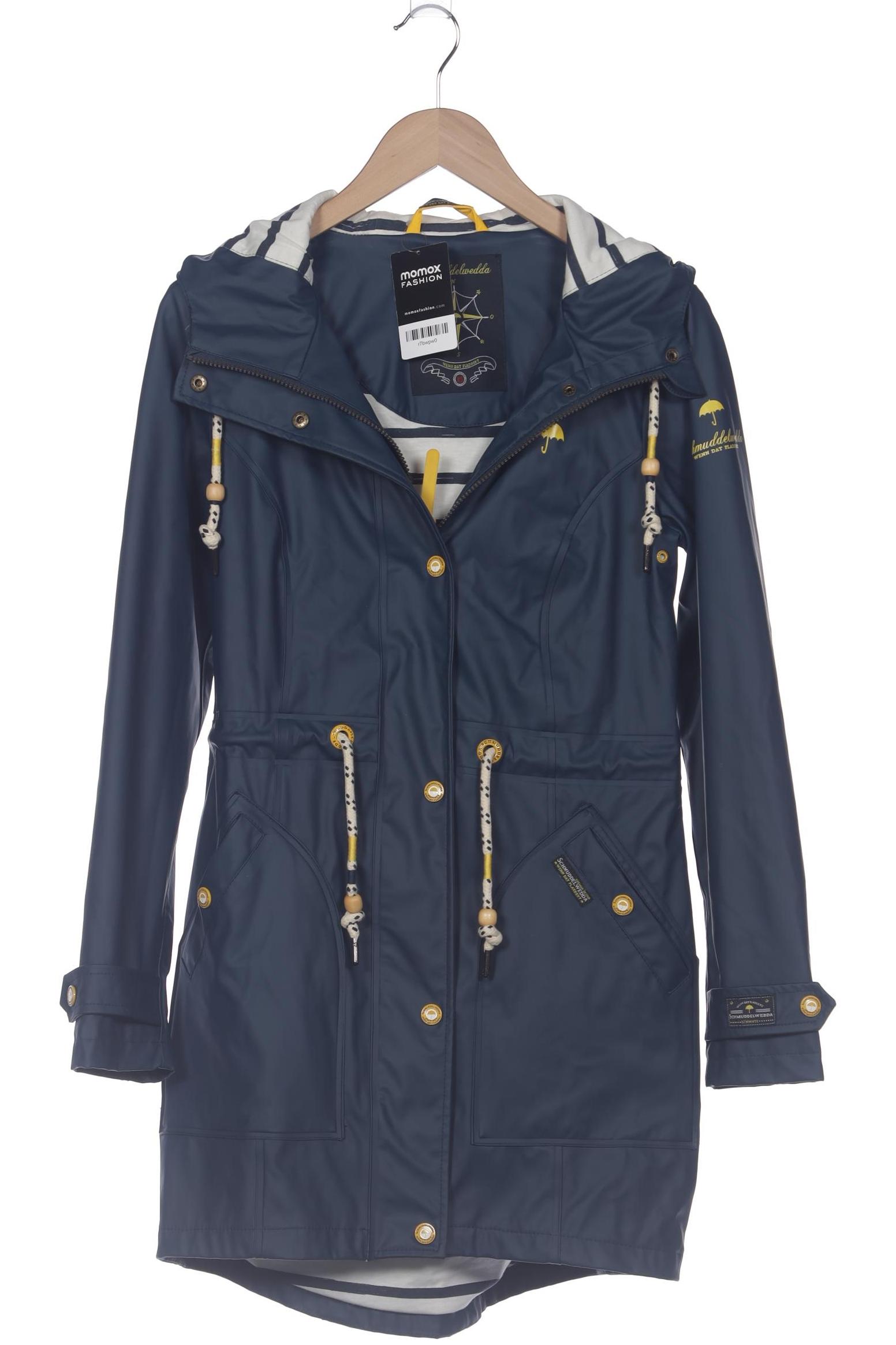 

Schmuddelwedda Damen Mantel, blau, Gr. 34