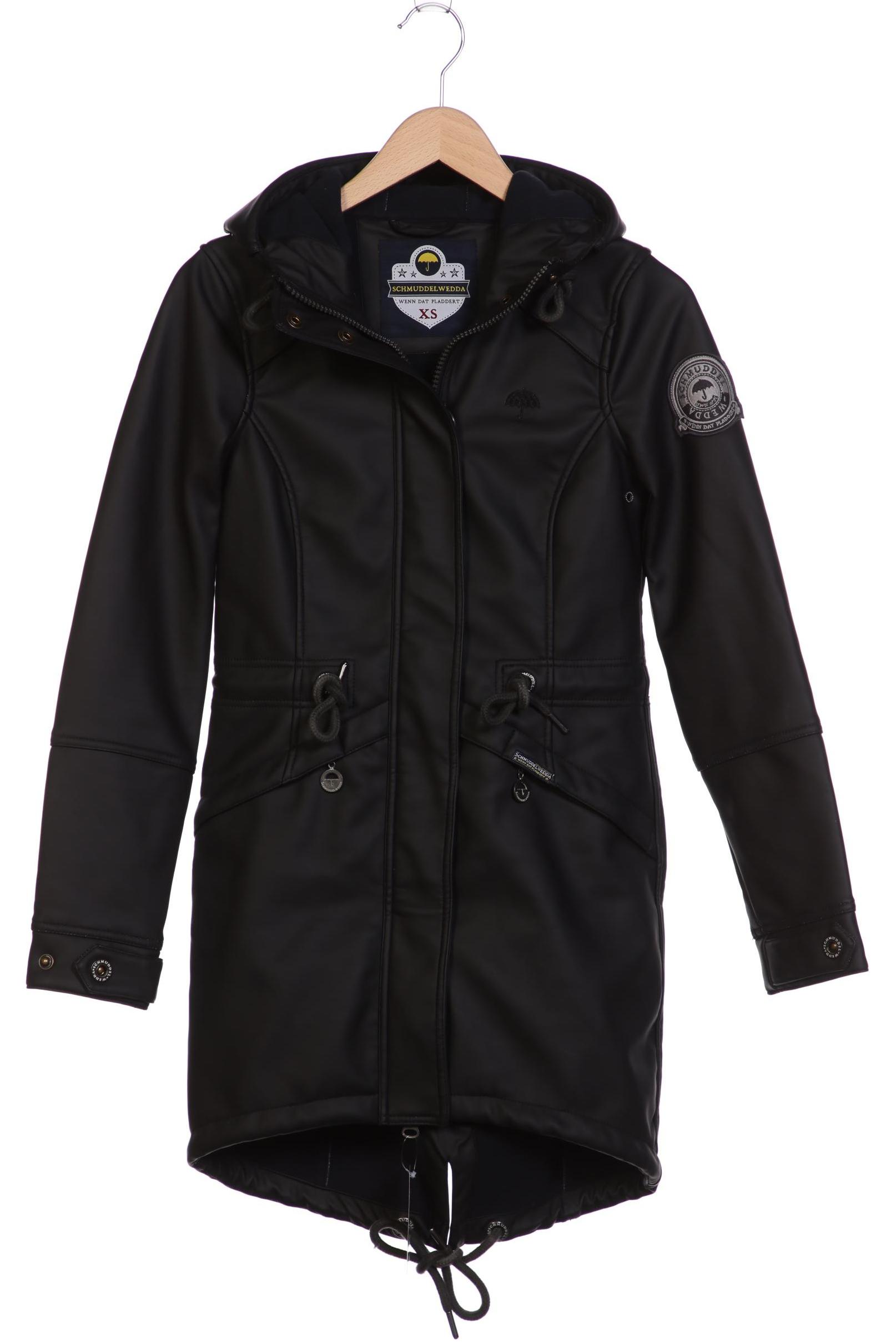 

schmuddelwedda Damen Mantel, schwarz