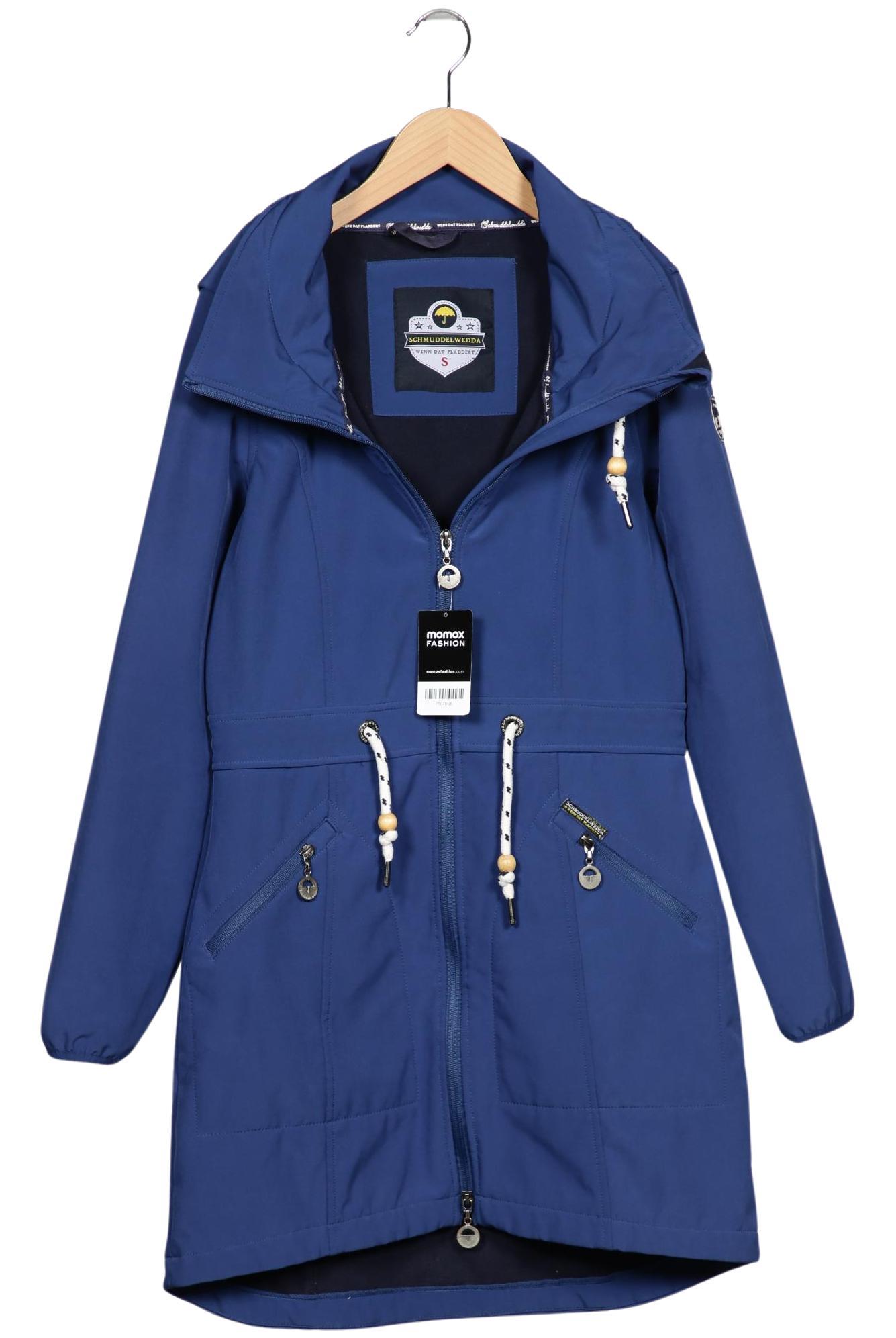 

Schmuddelwedda Damen Mantel, blau, Gr. 36
