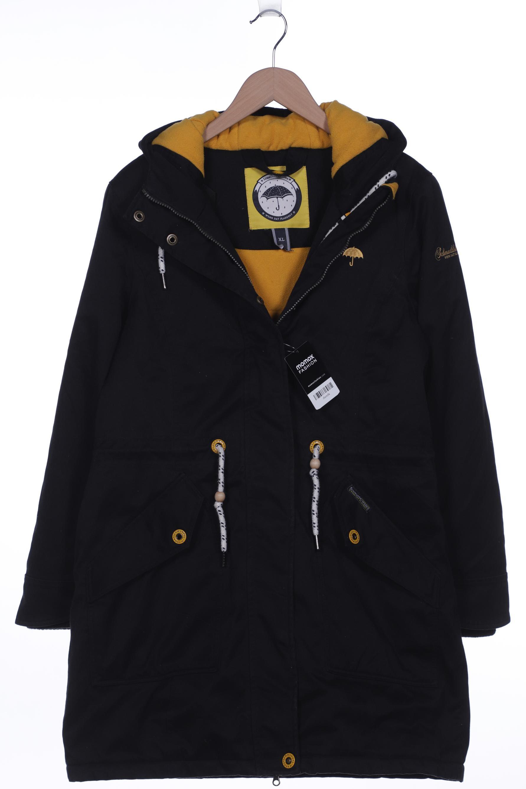 

Schmuddelwedda Damen Mantel, schwarz, Gr. 44