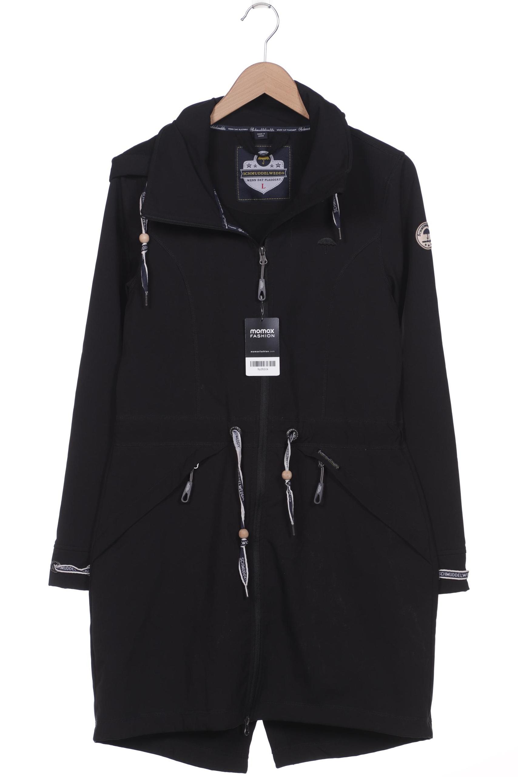 

schmuddelwedda Damen Mantel, schwarz