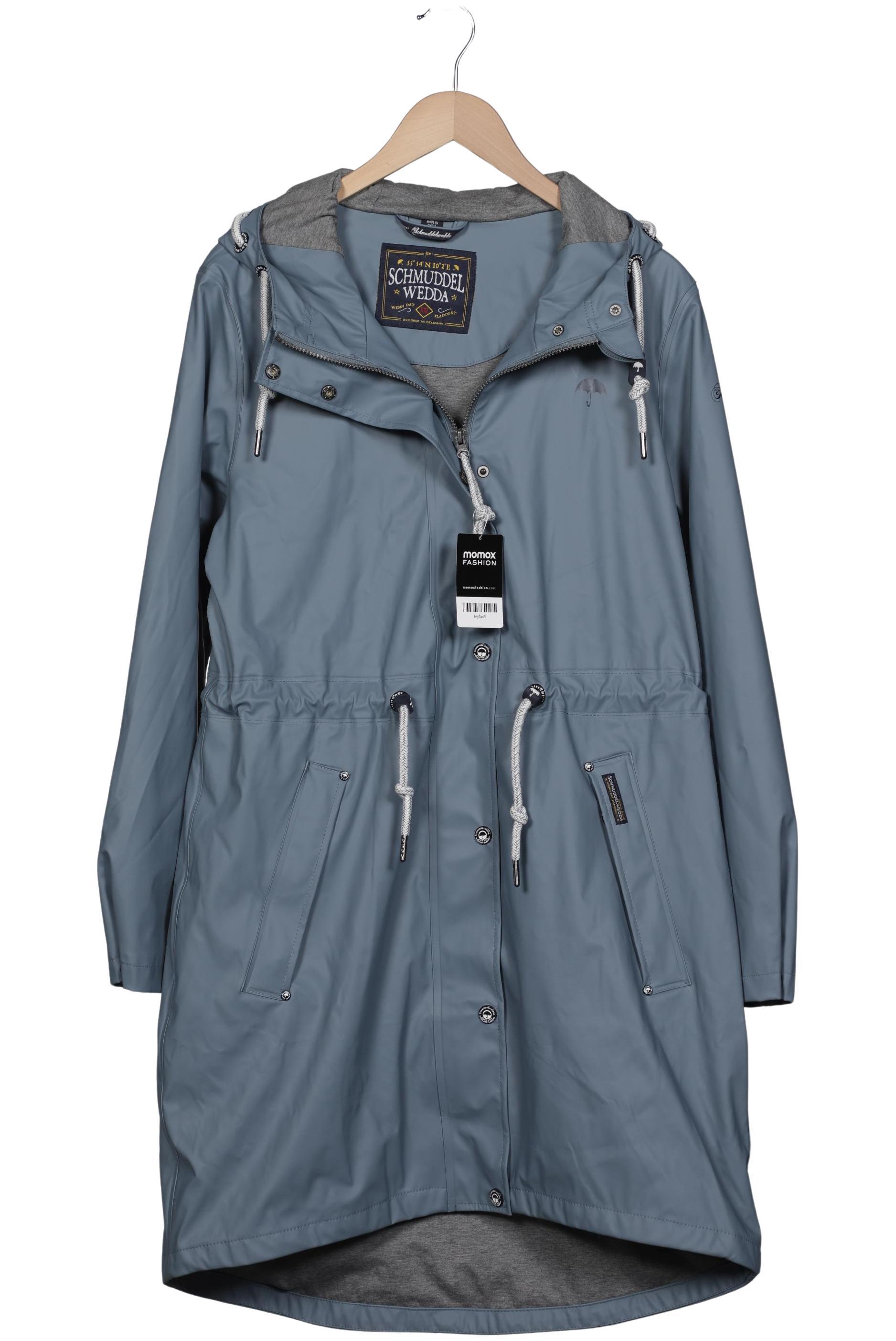 

Schmuddelwedda Damen Mantel, blau, Gr. 46