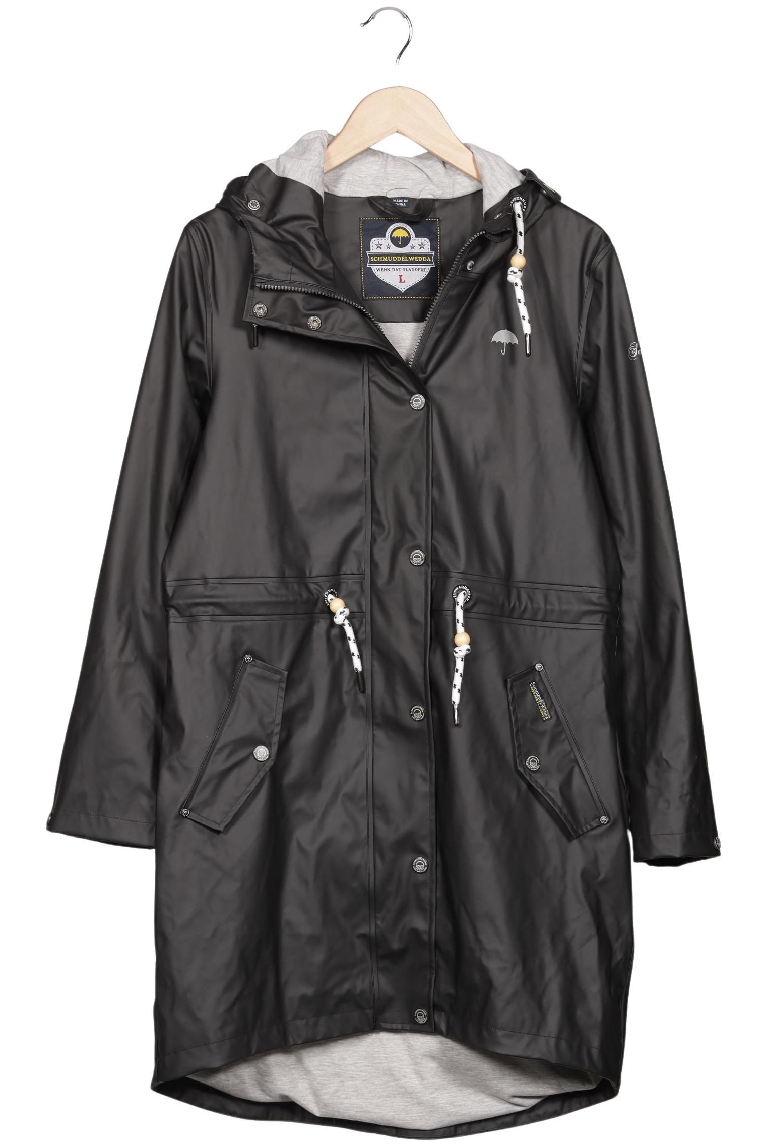 

Schmuddelwedda Damen Mantel, grau, Gr. 42