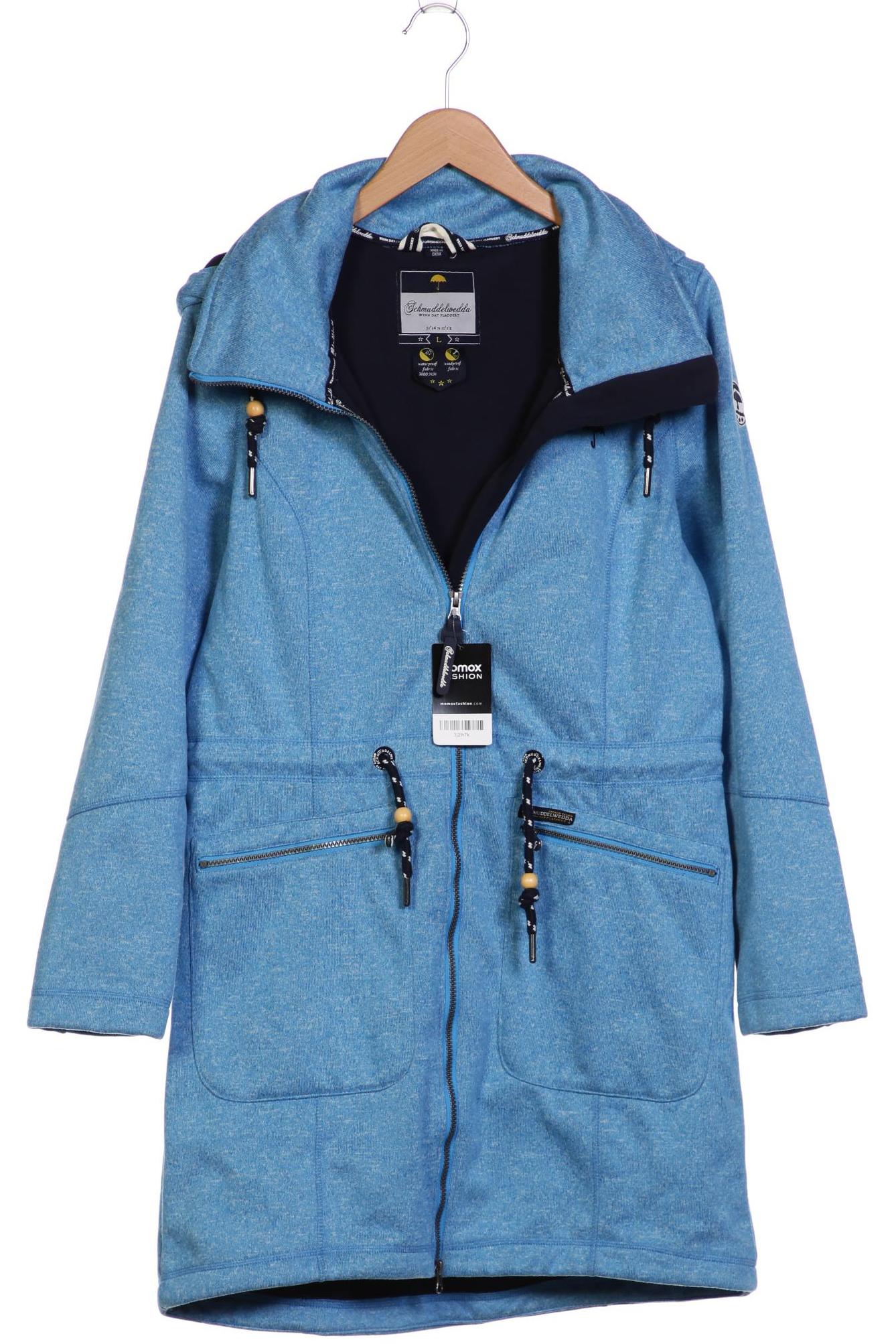 

Schmuddelwedda Damen Mantel, blau, Gr. 42