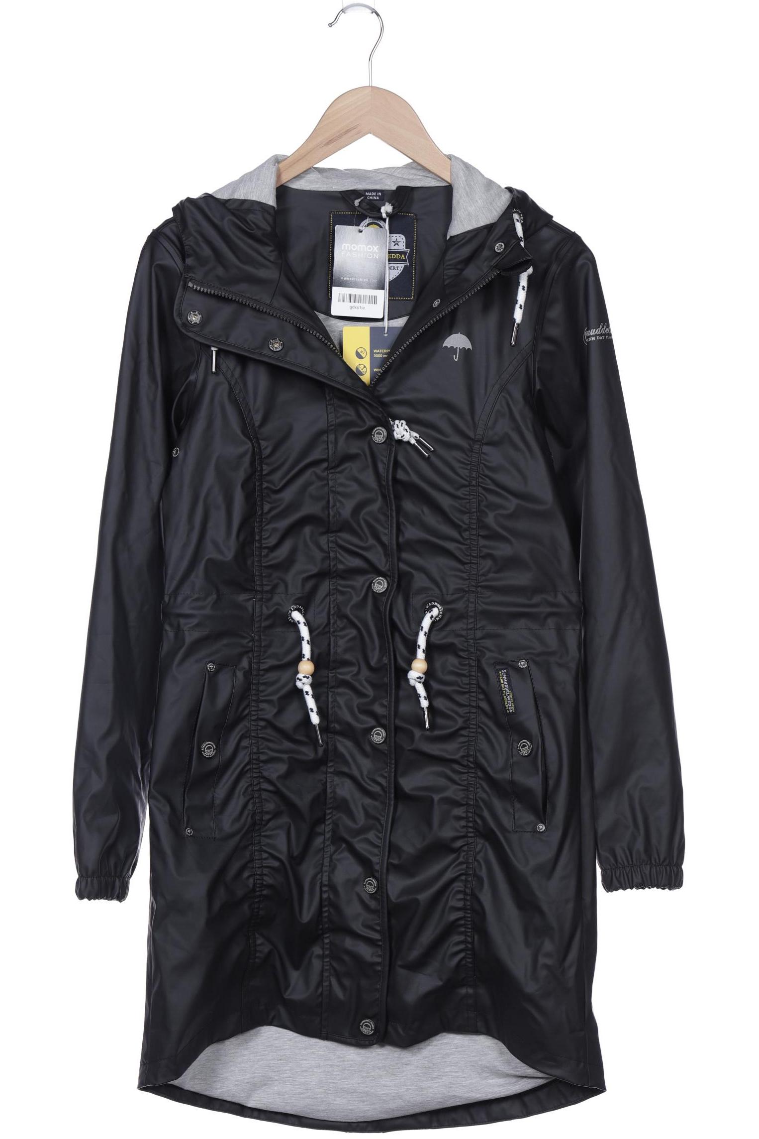 

Schmuddelwedda Damen Mantel, schwarz, Gr. 34