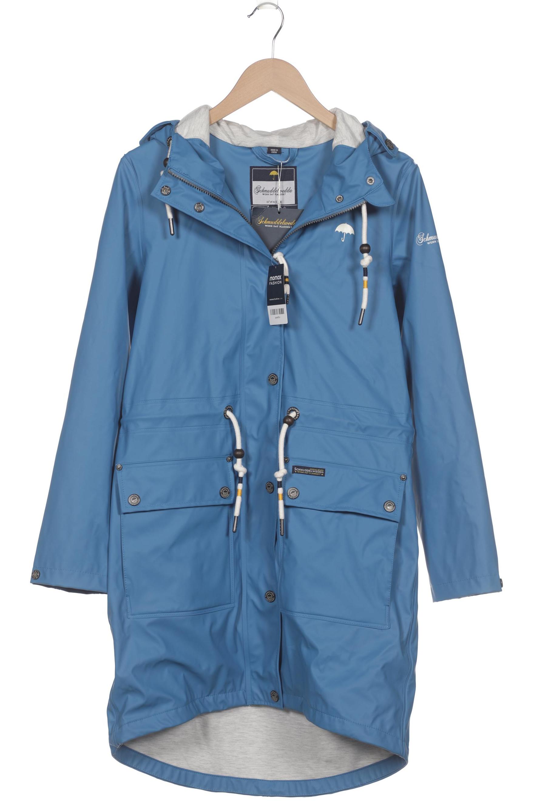 

Schmuddelwedda Damen Mantel, blau, Gr. 38
