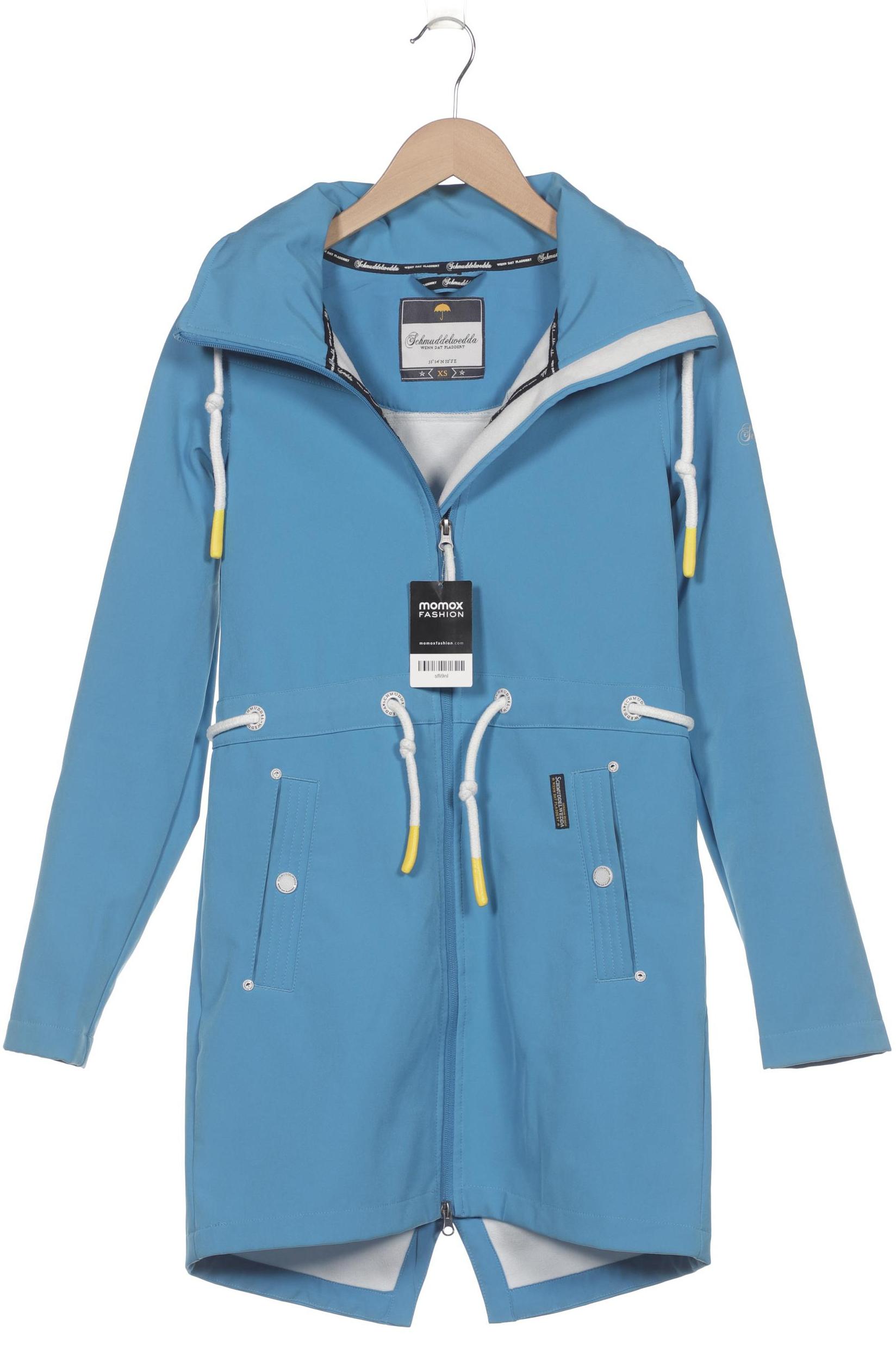 

Schmuddelwedda Damen Mantel, blau, Gr. 34