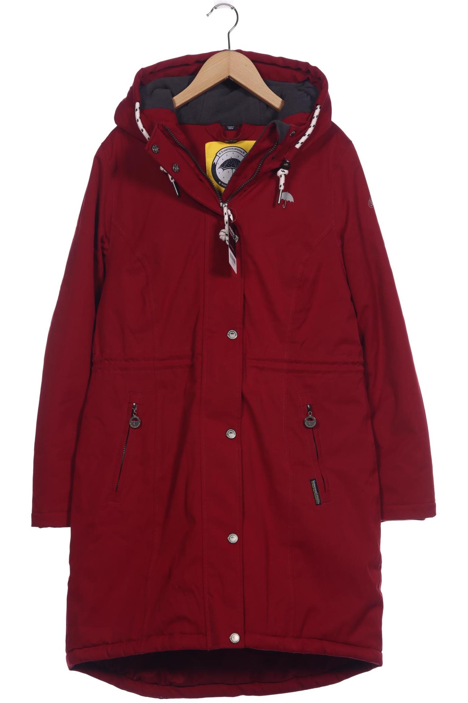 

Schmuddelwedda Damen Mantel, rot, Gr. 42