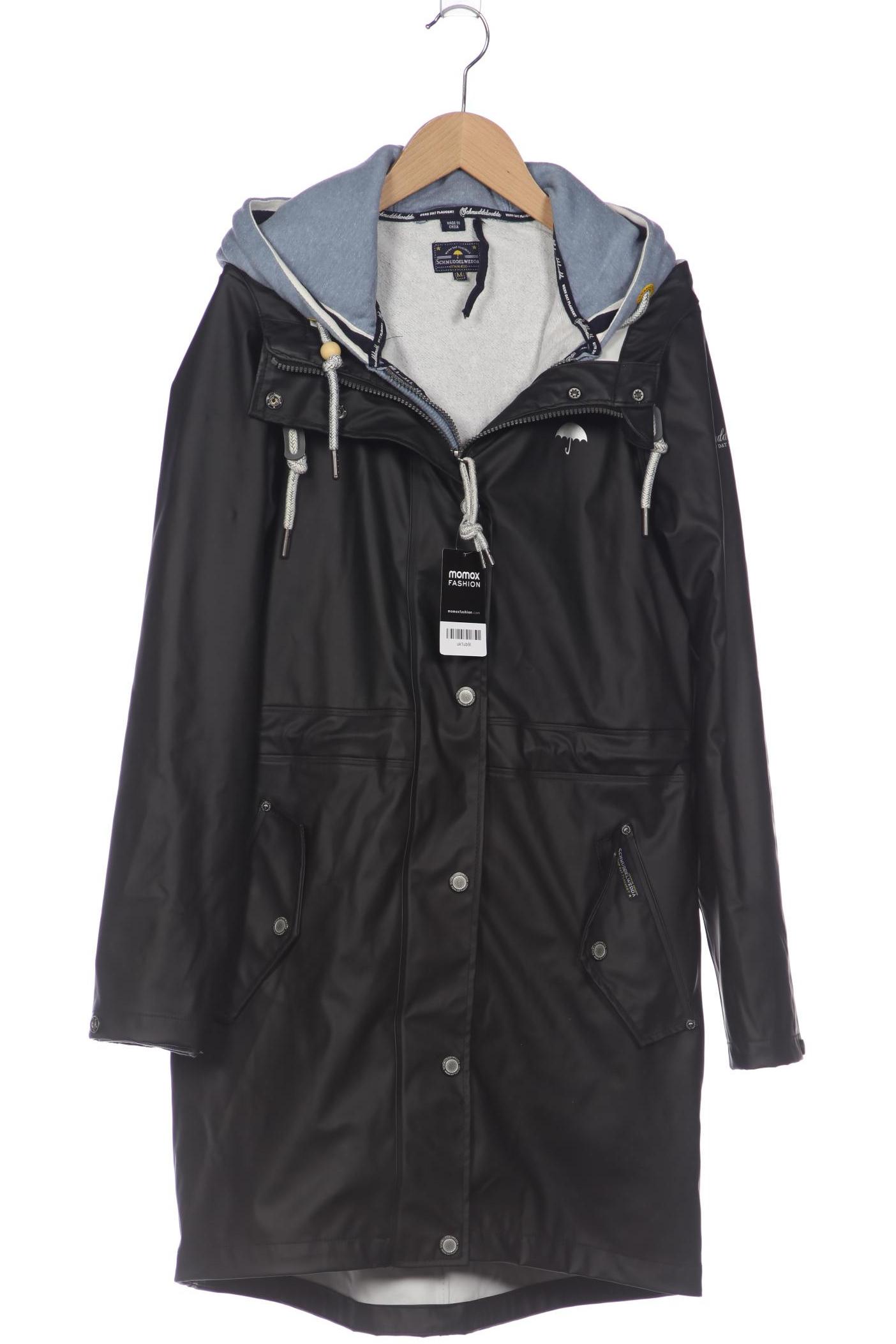

Schmuddelwedda Damen Mantel, schwarz, Gr. 38