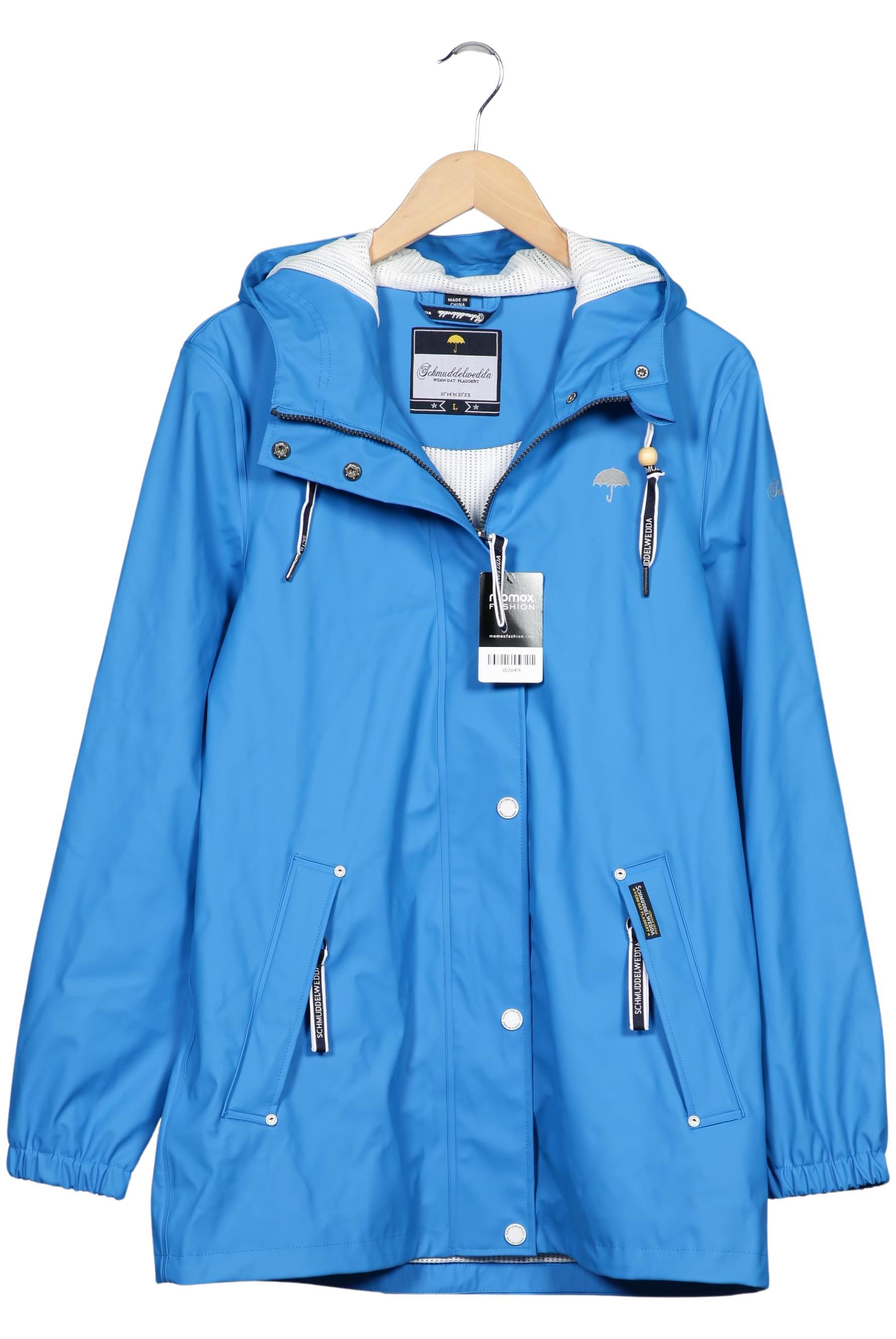 

Schmuddelwedda Damen Mantel, blau, Gr. 42