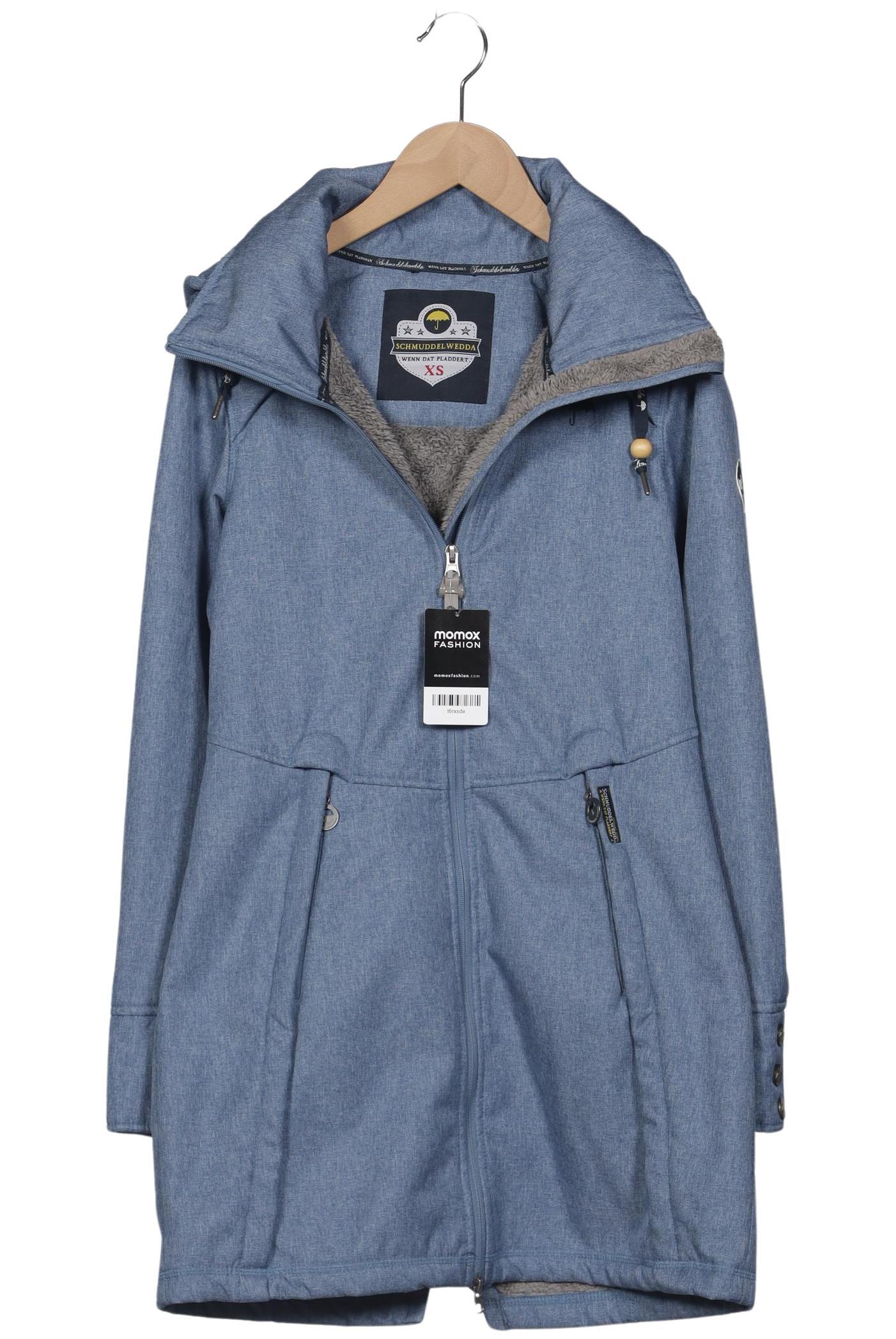 

Schmuddelwedda Damen Mantel, blau, Gr. 34