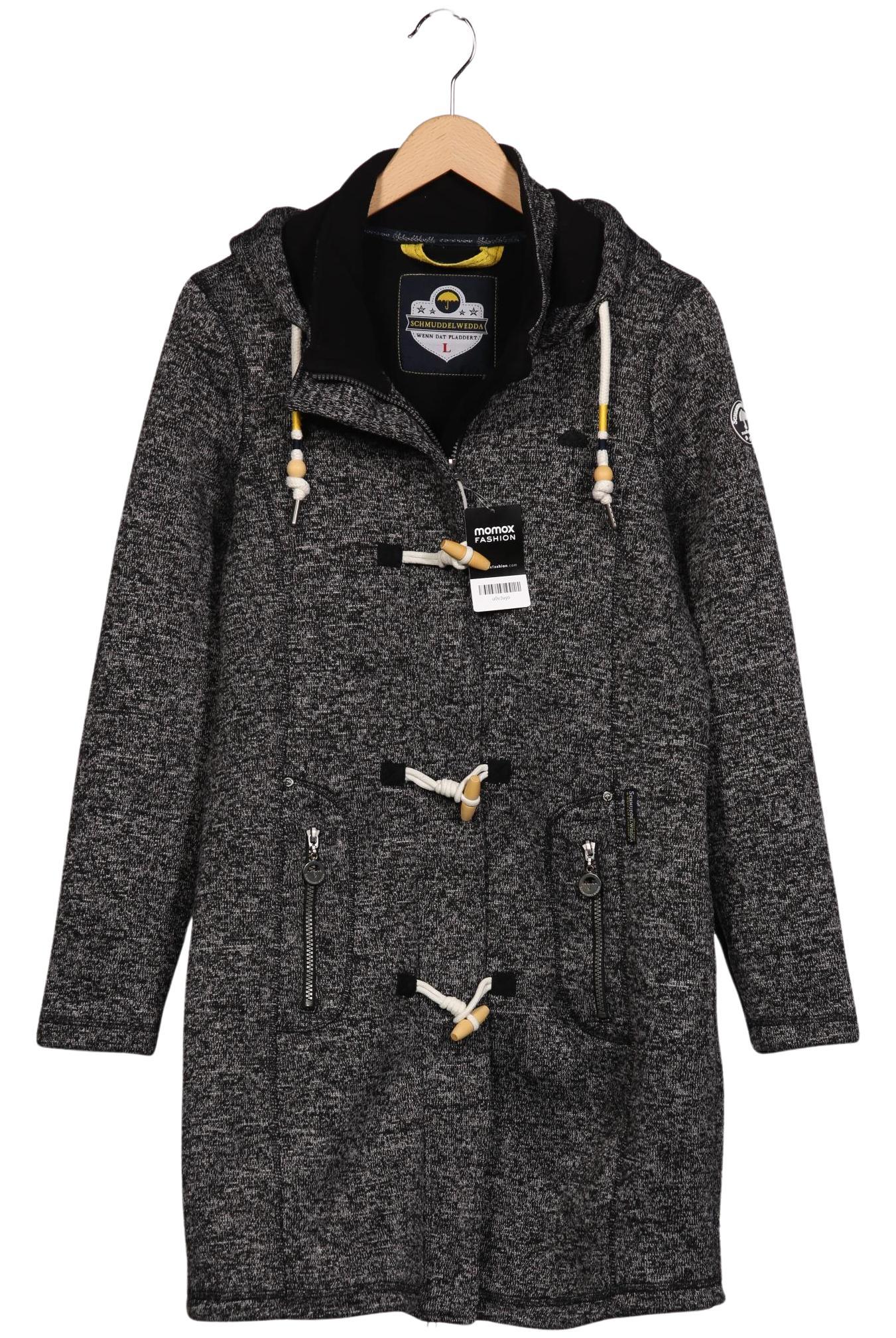 

Schmuddelwedda Damen Mantel, schwarz, Gr. 42