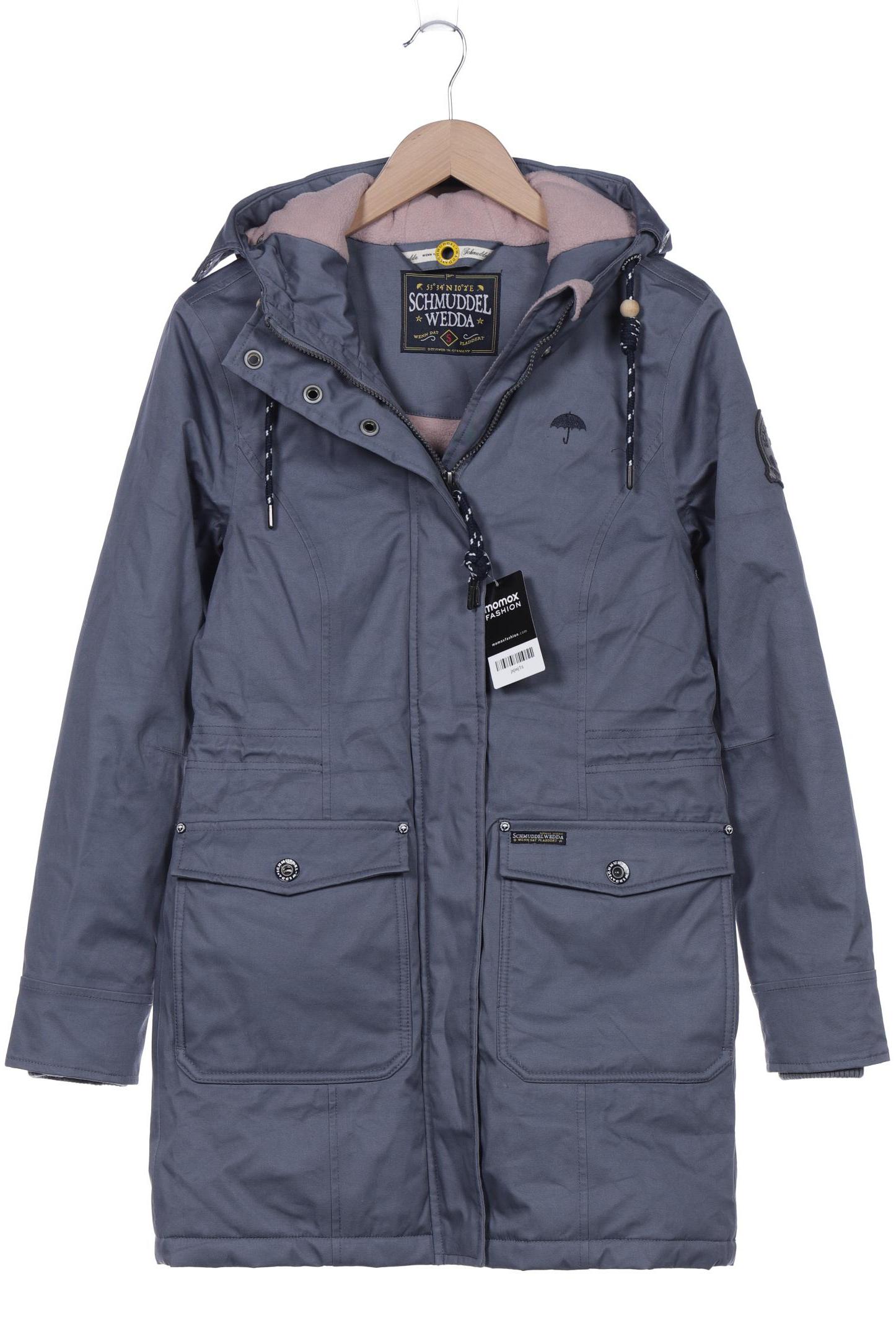 

Schmuddelwedda Damen Mantel, blau, Gr. 36