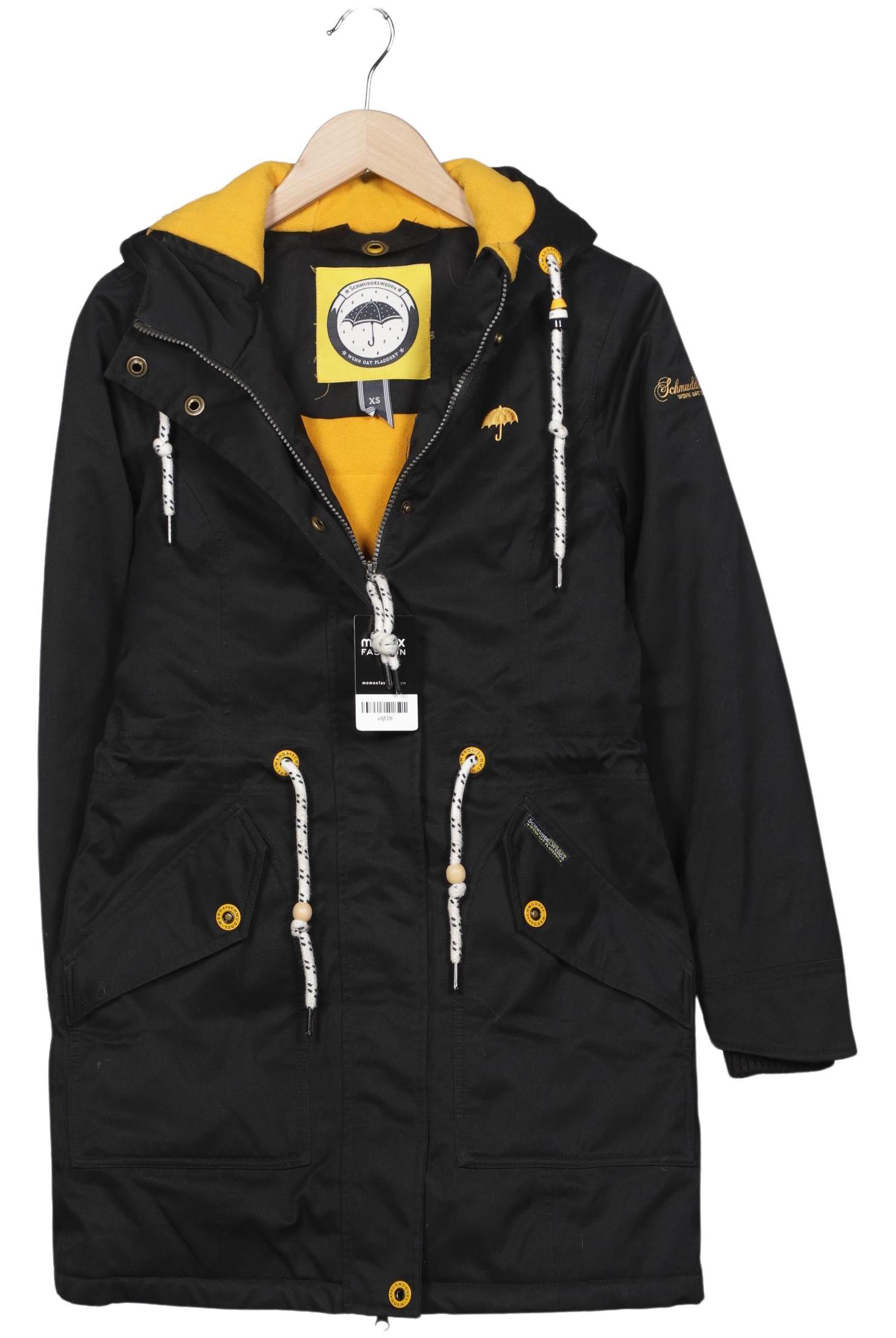 

Schmuddelwedda Damen Mantel, schwarz, Gr. 34