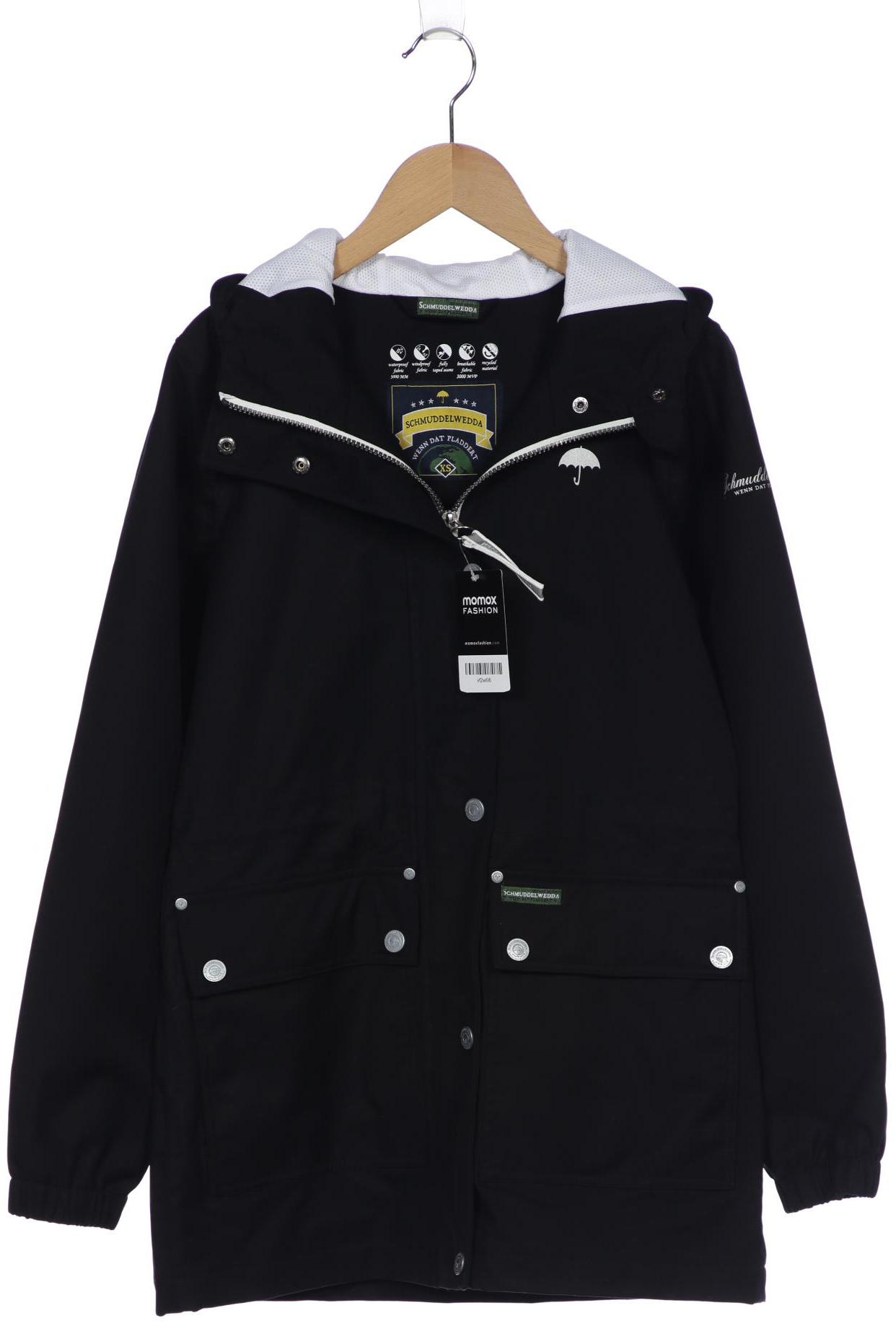 

schmuddelwedda Damen Mantel, schwarz