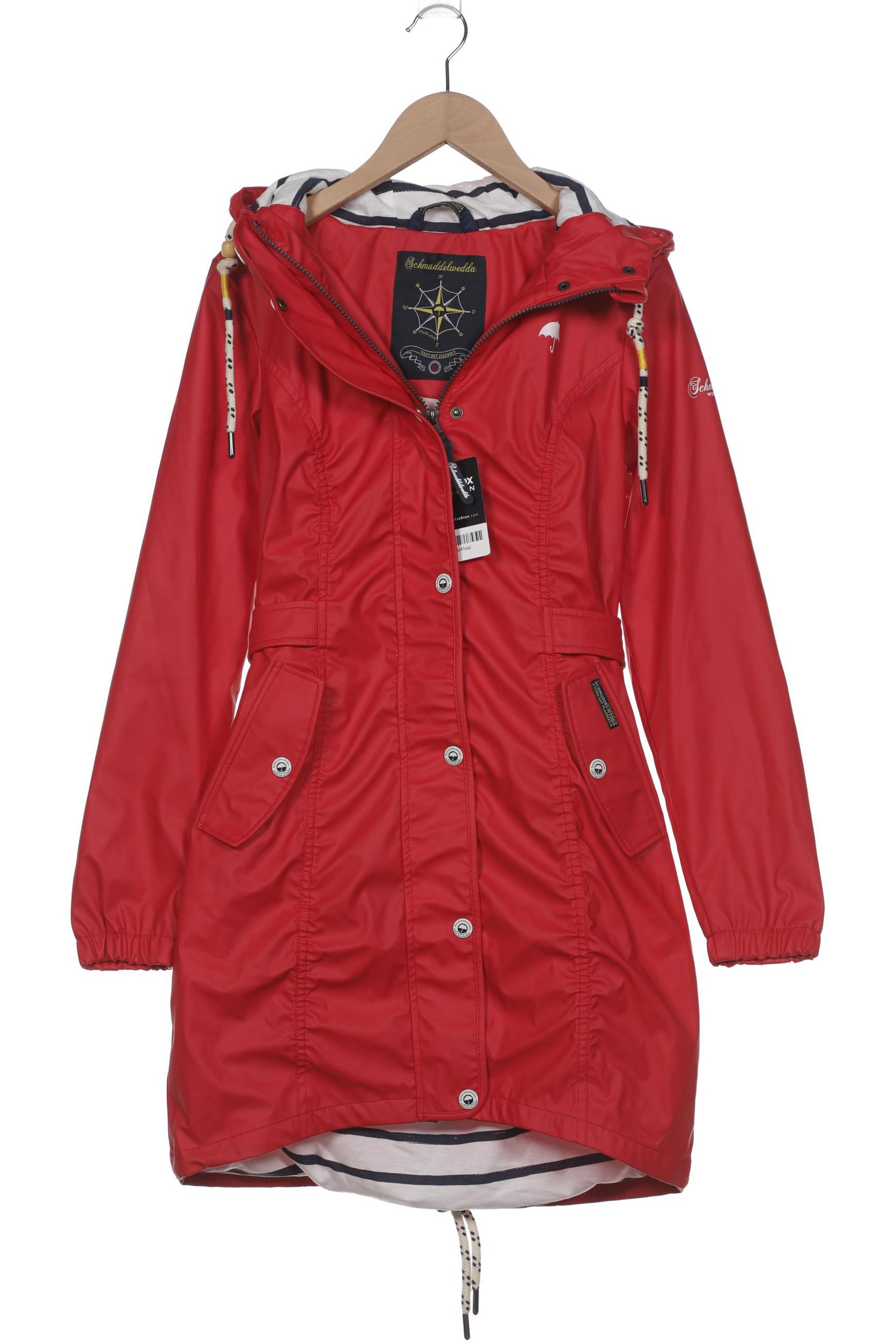 

Schmuddelwedda Damen Mantel, rot, Gr. 34