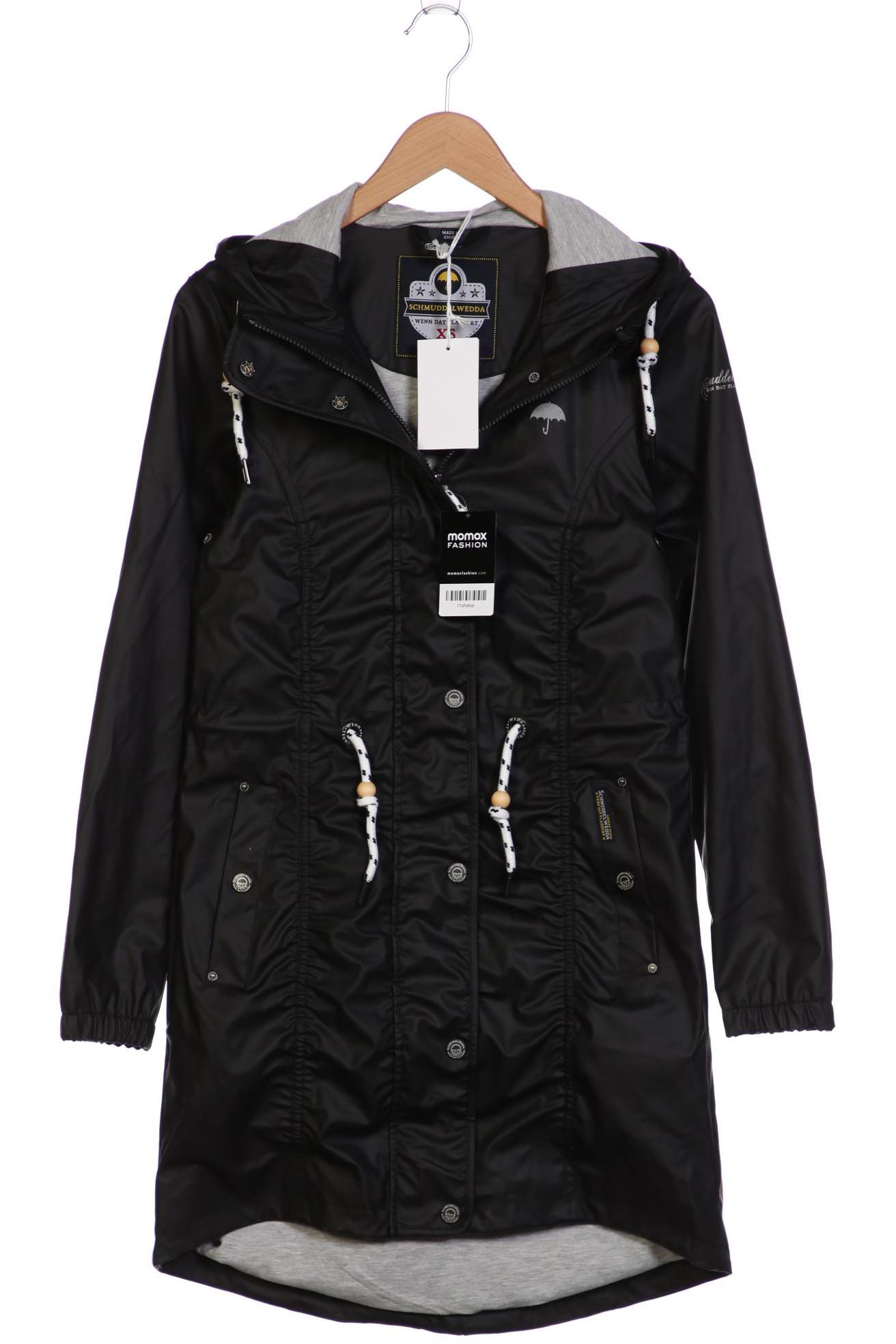 

Schmuddelwedda Damen Mantel, schwarz, Gr. 34