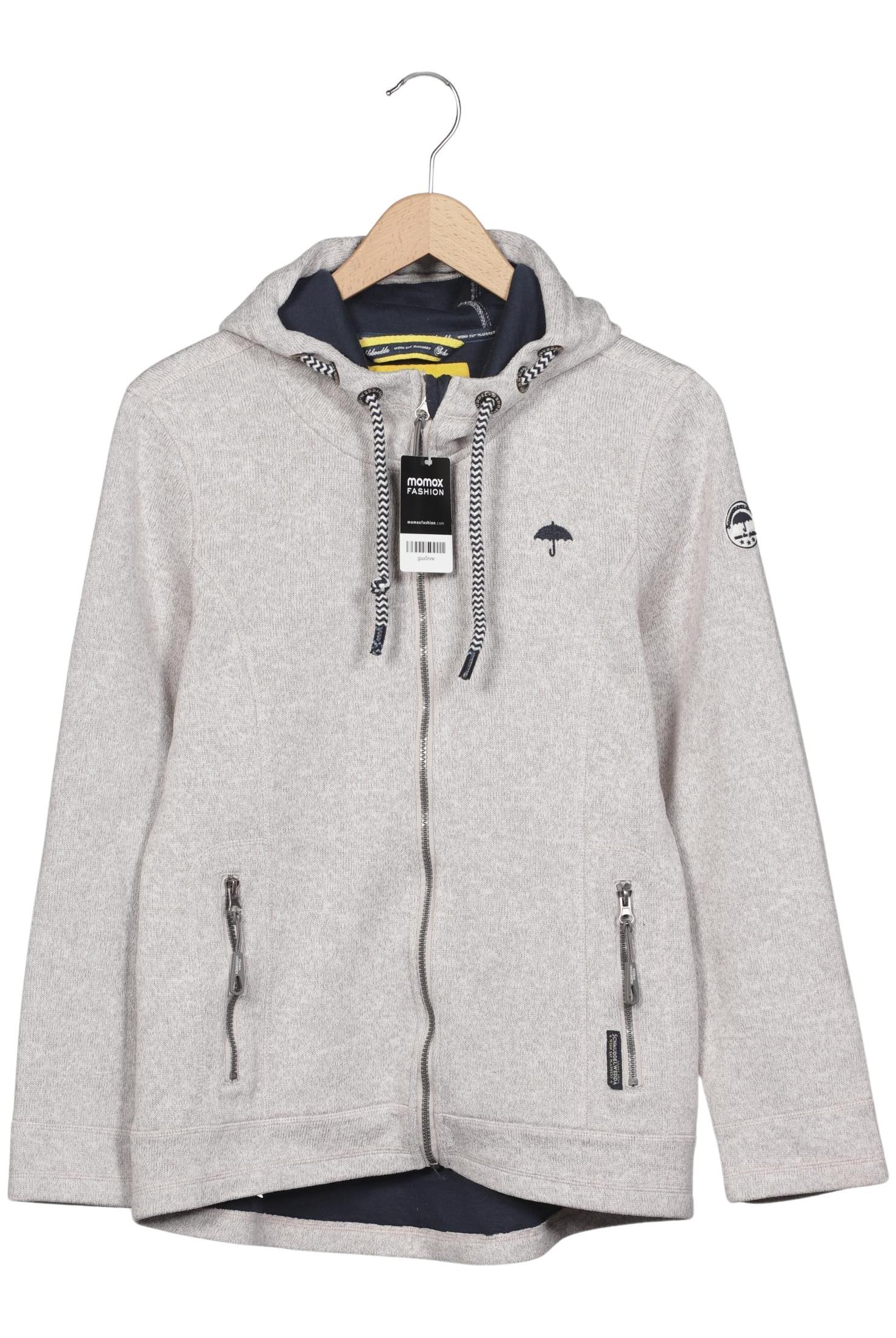 

Schmuddelwedda Damen Strickjacke, grau, Gr. 38