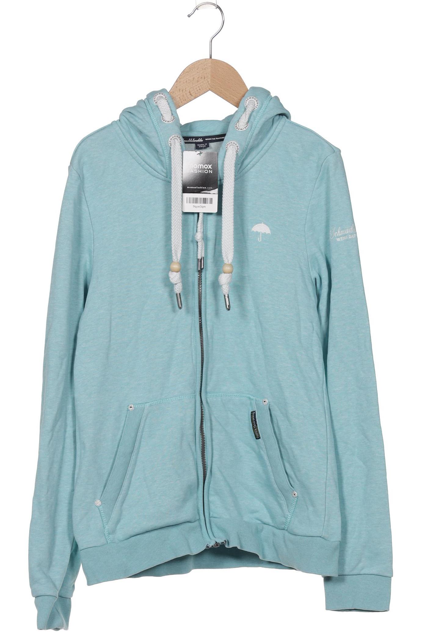 

Schmuddelwedda Damen Strickjacke, türkis, Gr. 38