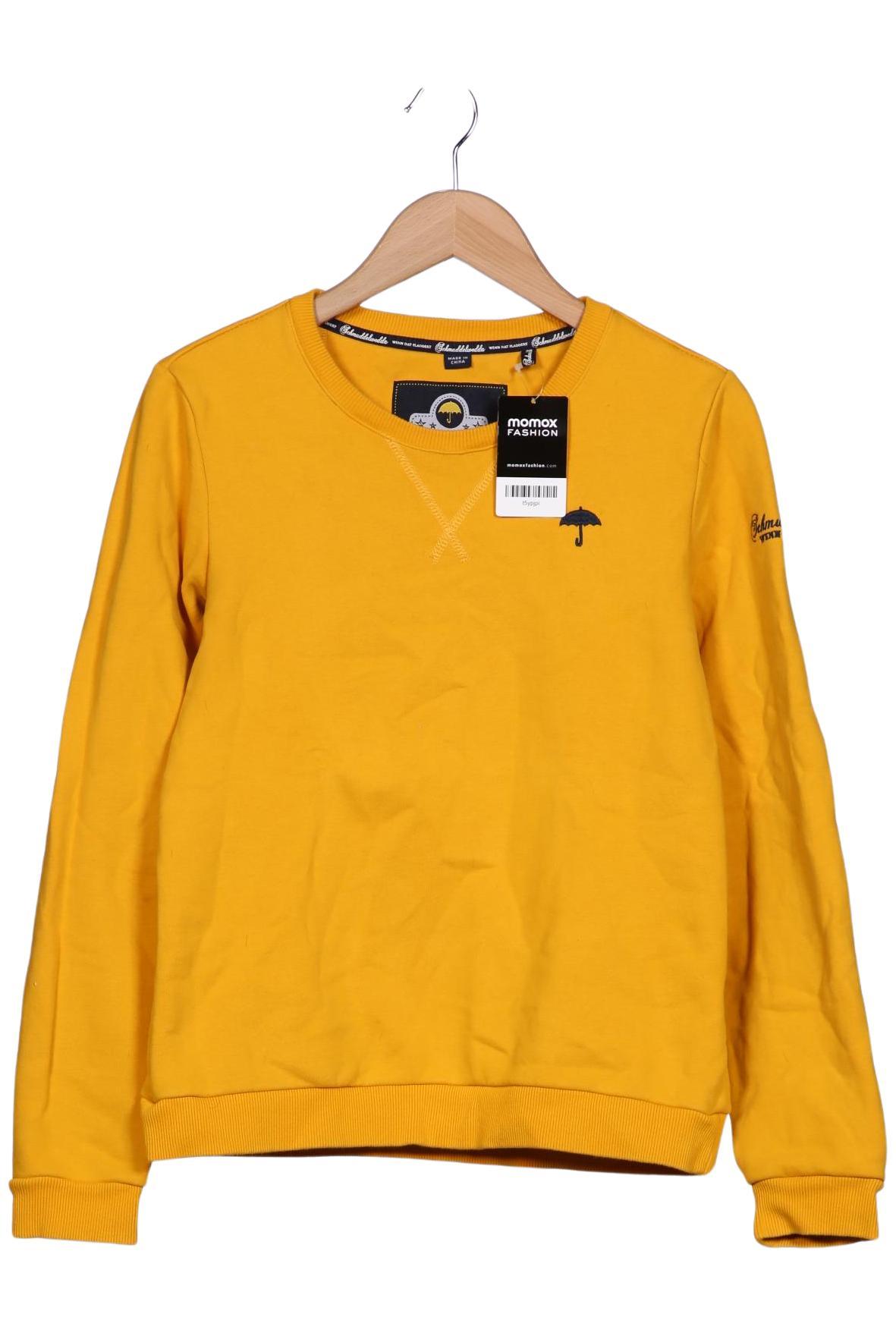 

Schmuddelwedda Damen Sweatshirt, gelb, Gr. 36