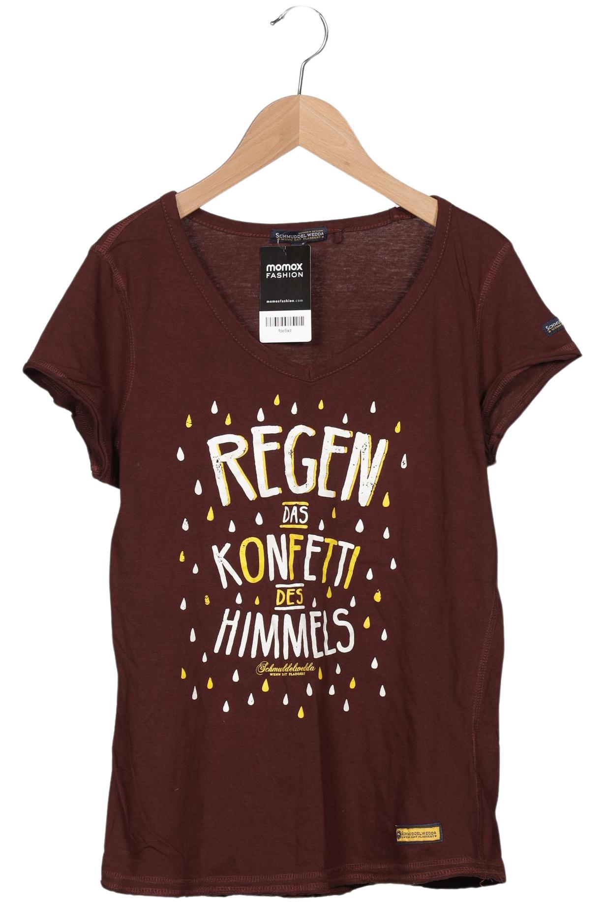 

Schmuddelwedda Damen T-Shirt, braun, Gr. 42