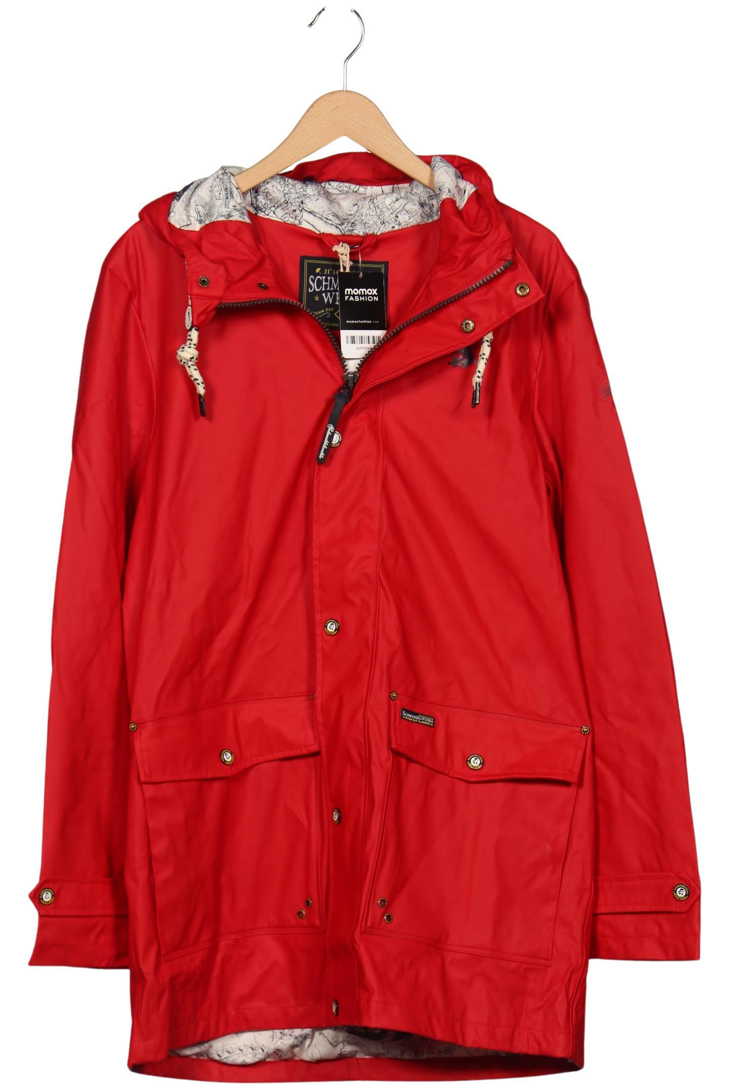 Thumbnail - Schmuddelwedda Herren Mantel, rot, Gr. 54