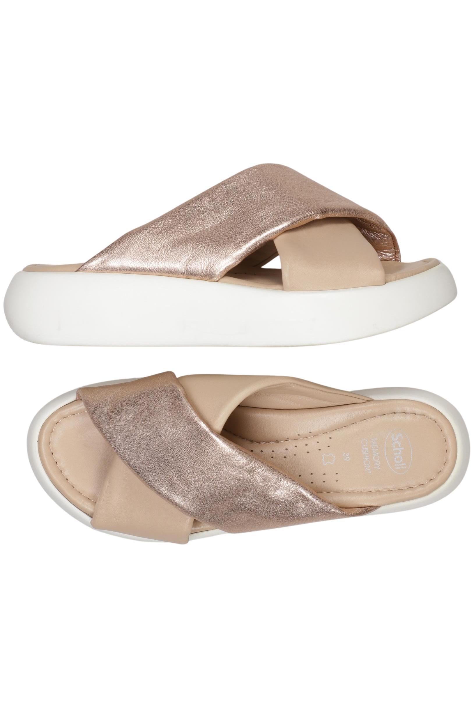 

Scholl Damen Sandale, gold, Gr. 39