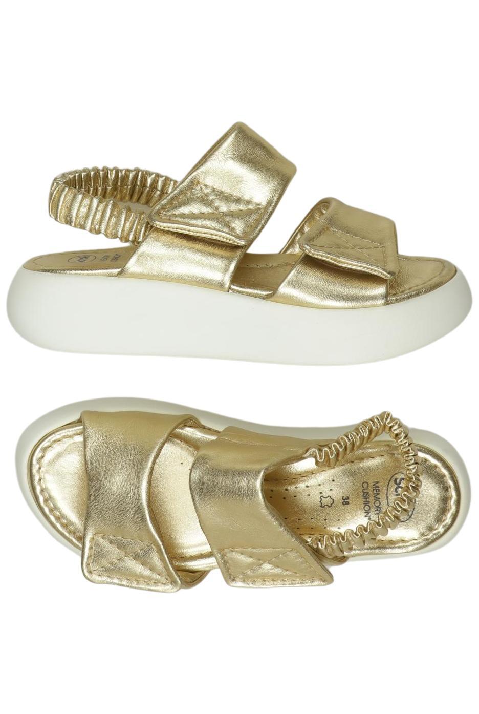 

Scholl Damen Sandale, gold, Gr. 38