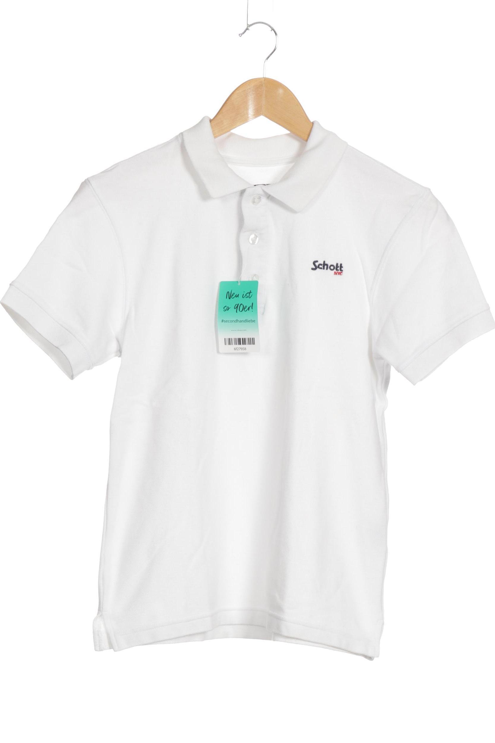 Thumbnail - Schott NYC Herren Poloshirt, weiß, Gr.