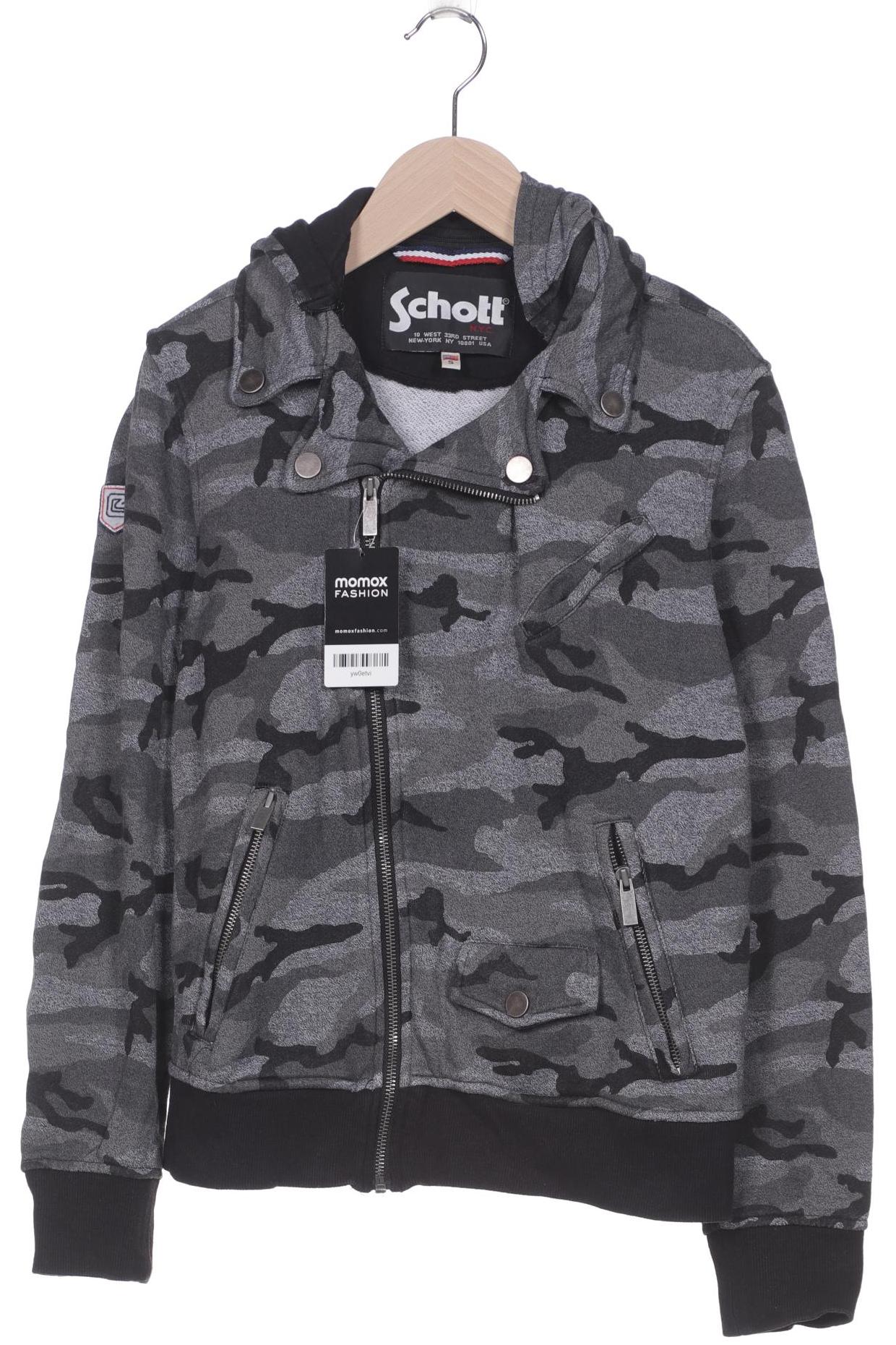 

Schott NYC Damen Kapuzenpullover, grau, Gr. 36