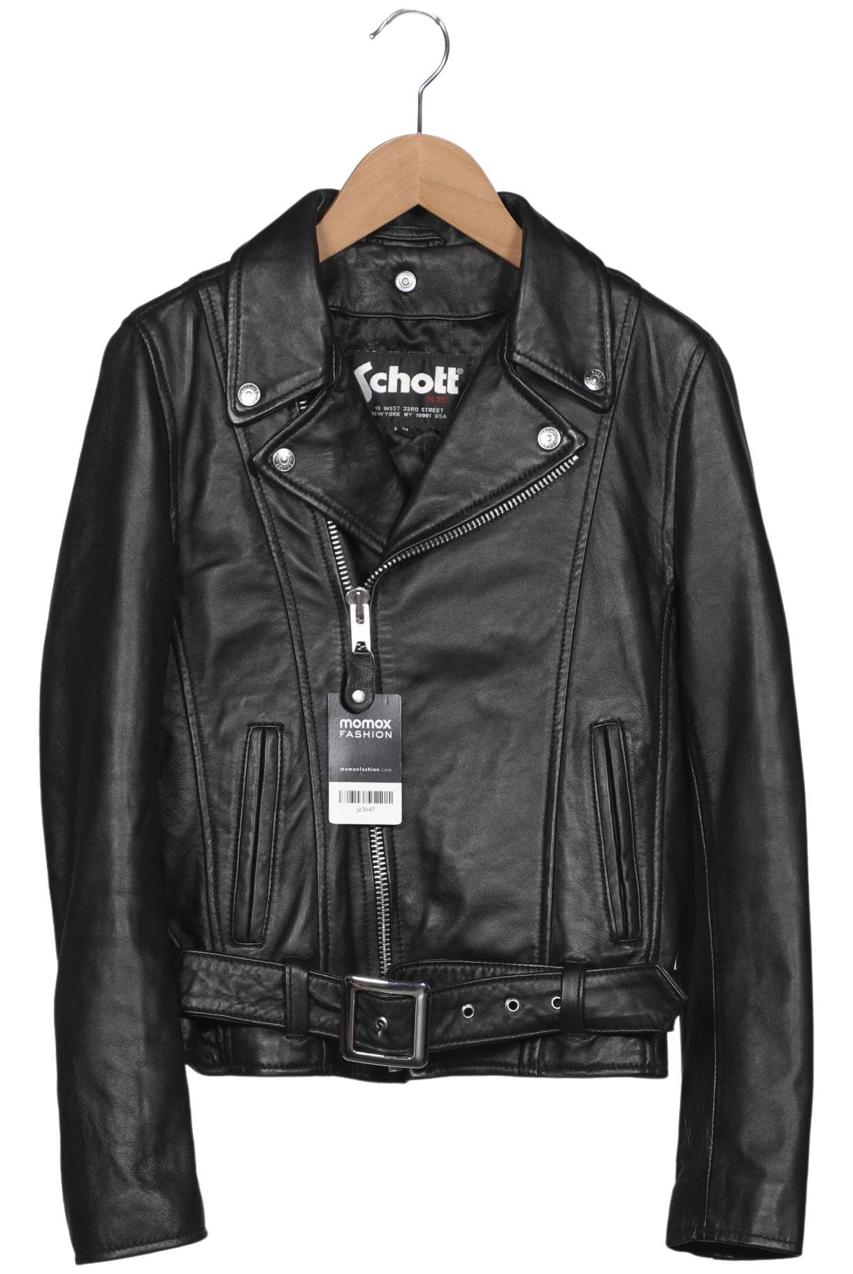 

Schott NYC Damen Jacke, schwarz, Gr. 34
