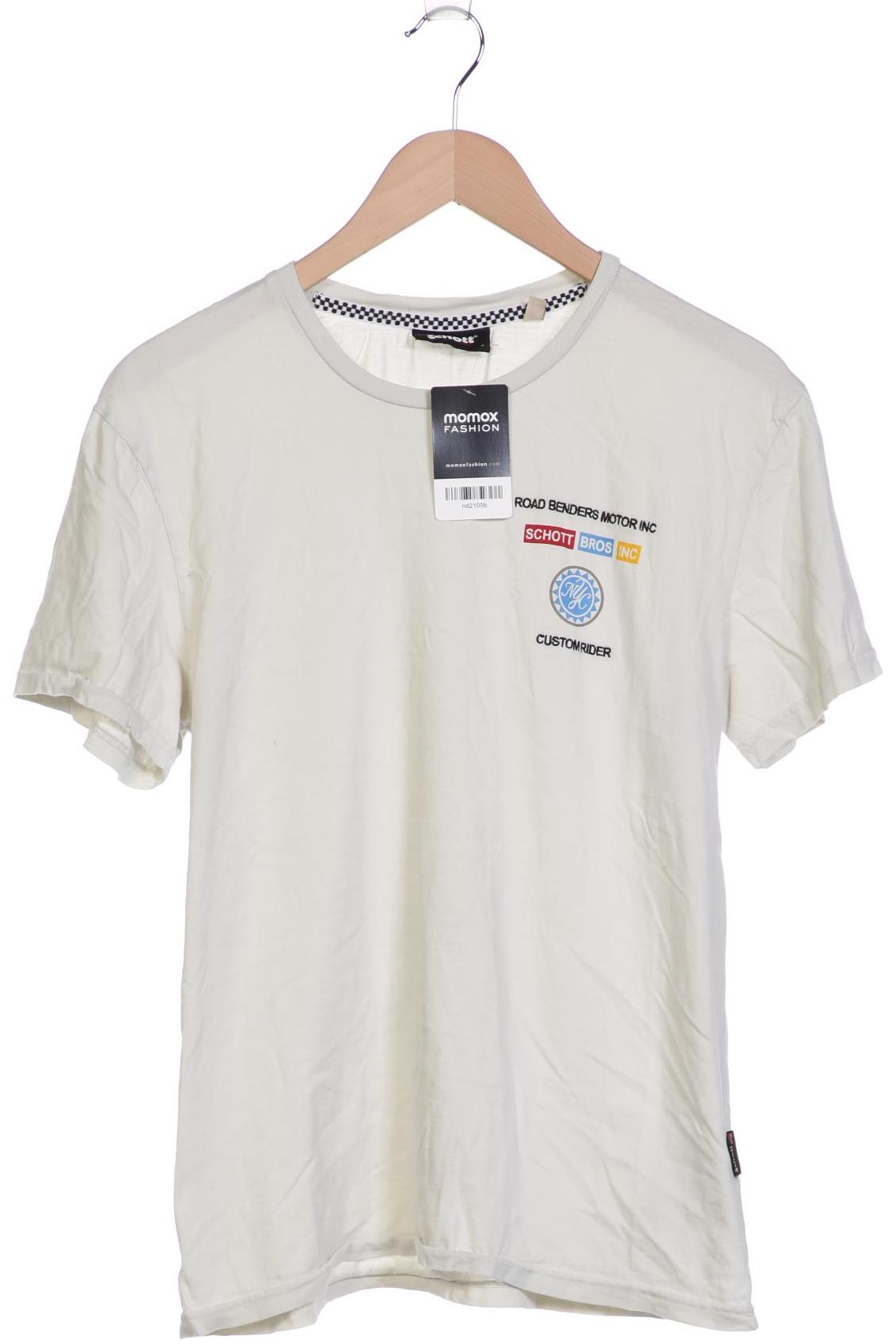

Schott NYC Herren T-Shirt, cremeweiß, Gr. 52