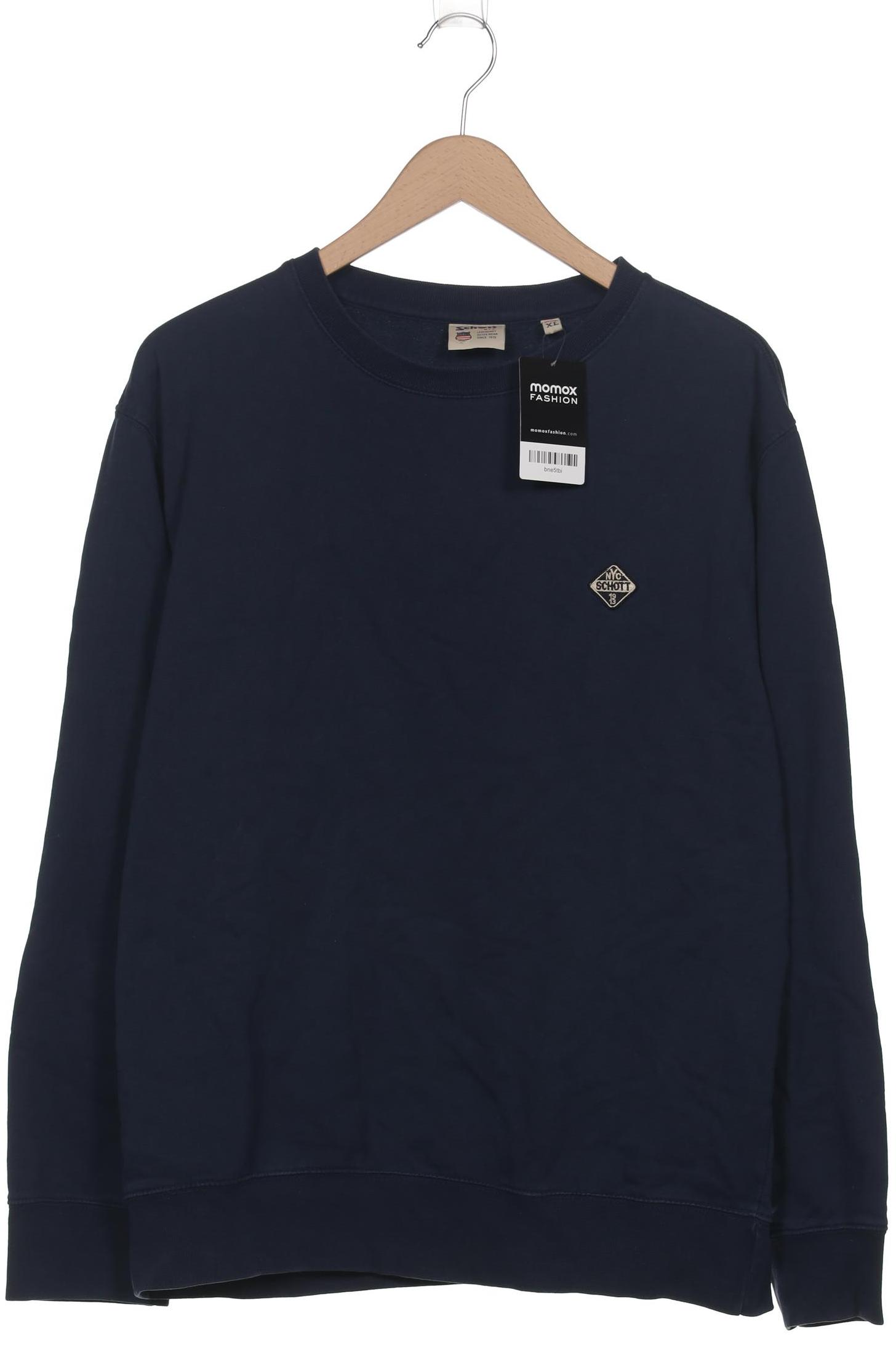

Schott NYC Herren Sweatshirt, marineblau, Gr. 54