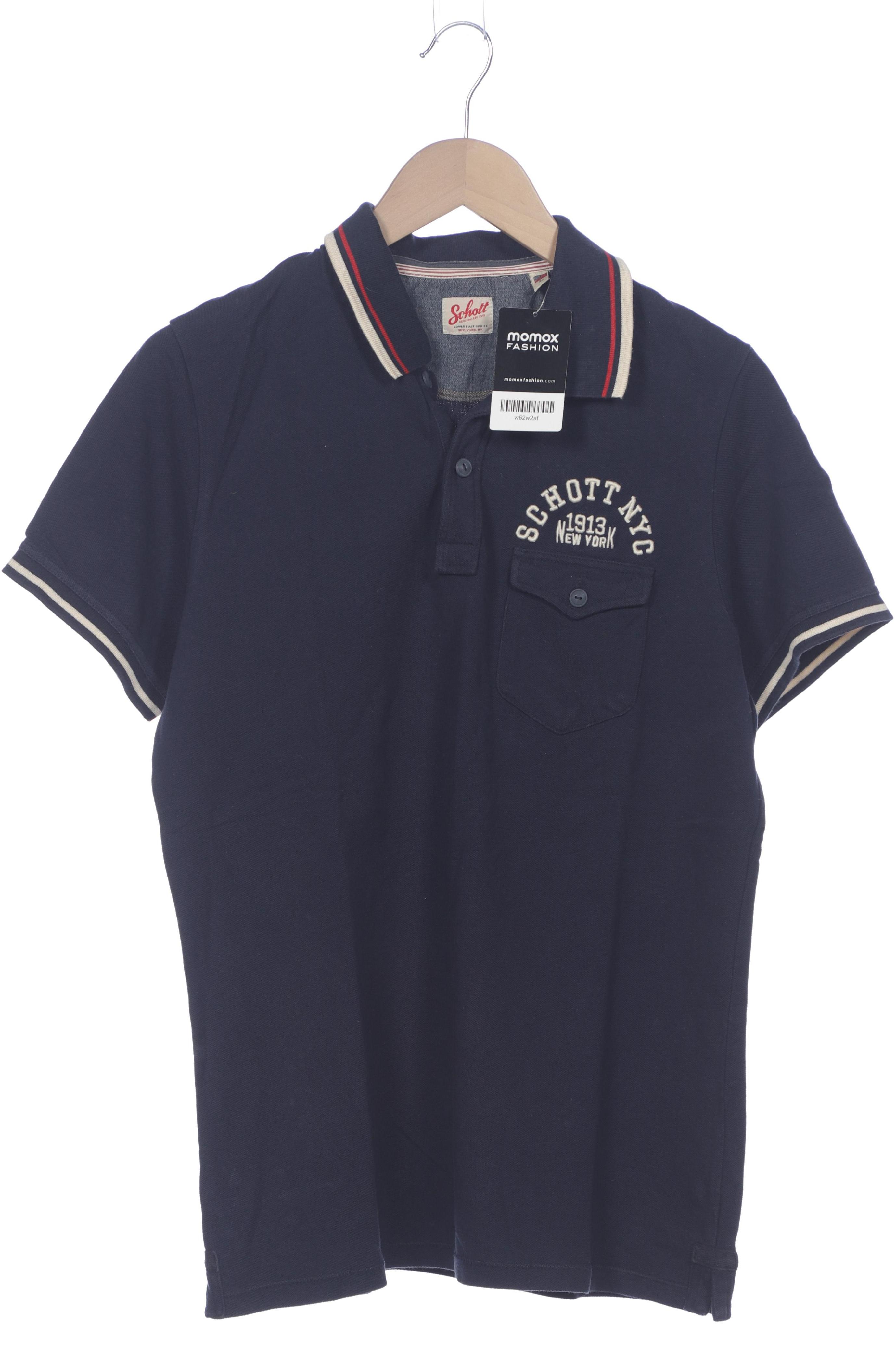 

Schott NYC Herren Poloshirt, marineblau, Gr. 52