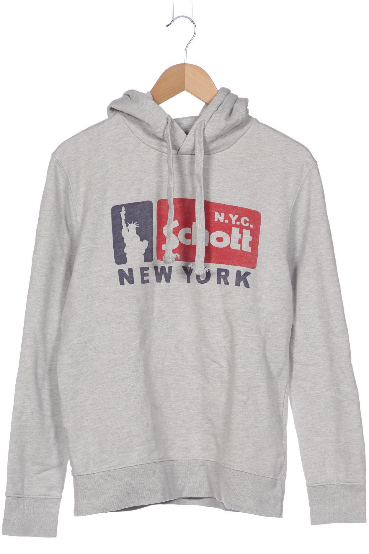 

Schott NYC Herren Kapuzenpullover, grau, Gr. 48