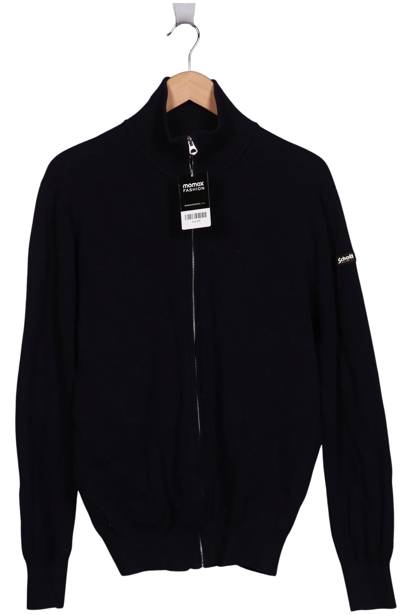 

Schott NYC Herren Strickjacke, marineblau, Gr. 54