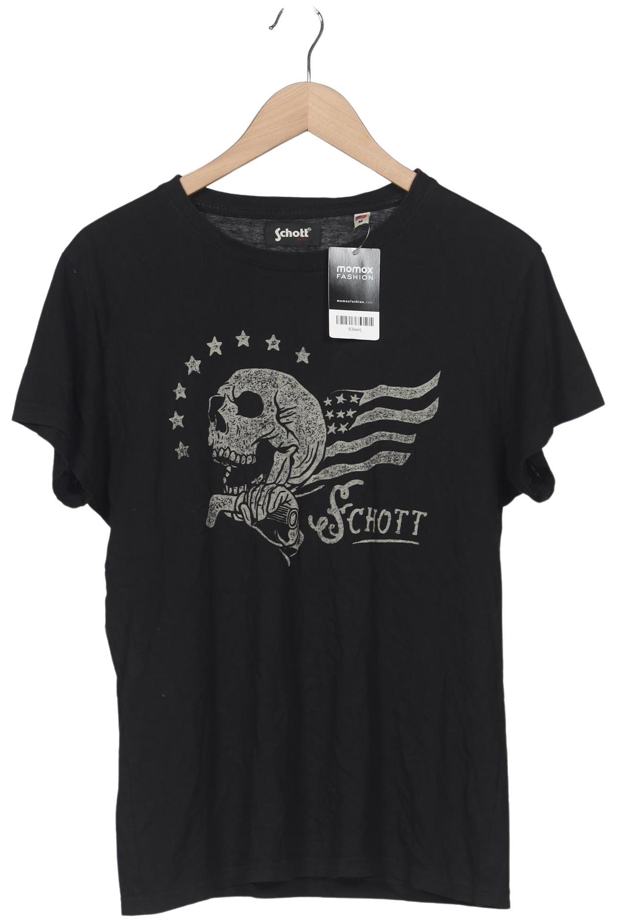 Thumbnail - Schott NYC Herren T-Shirt, schwarz, Gr. 48