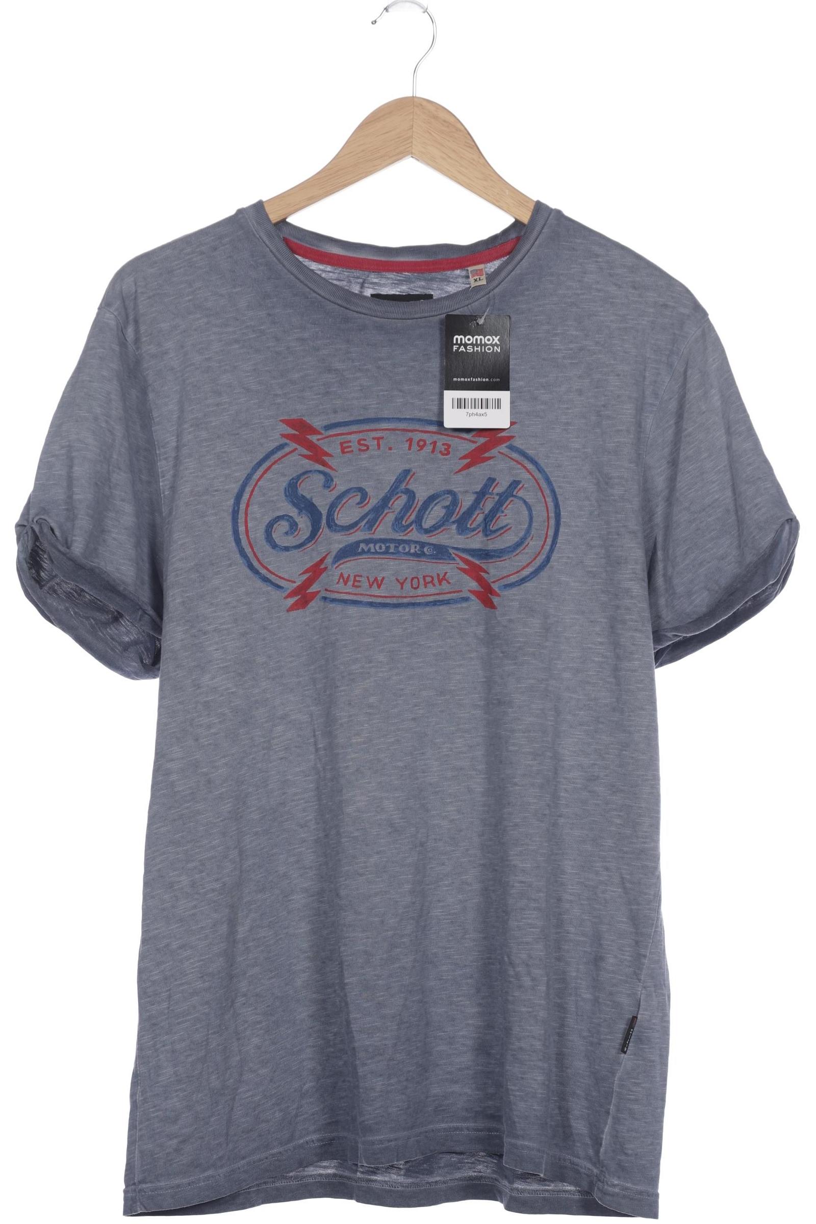 

Schott NYC Herren T-Shirt, grau, Gr. 54