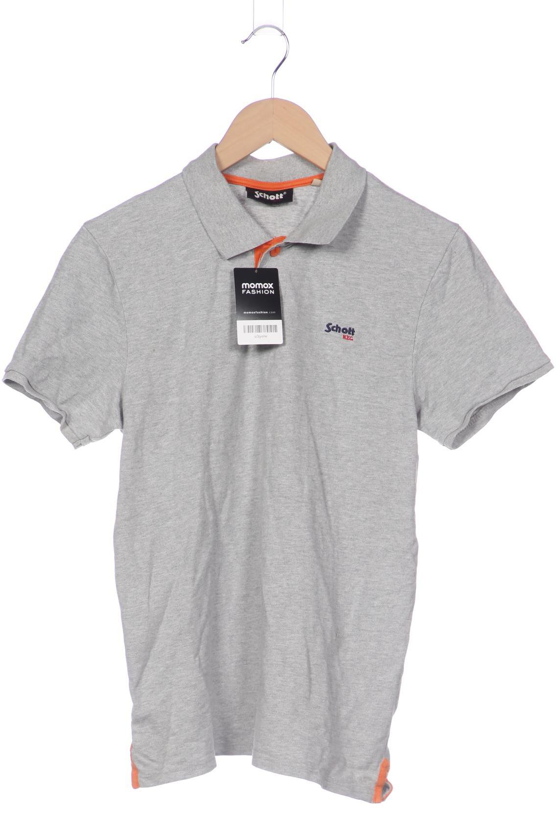 Thumbnail - Schott NYC Herren Poloshirt, grau, Gr. 48