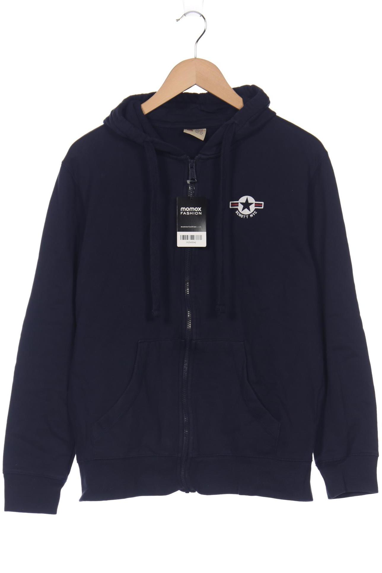 Thumbnail - Schott NYC Herren Kapuzenpullover, marineblau, Gr. 52